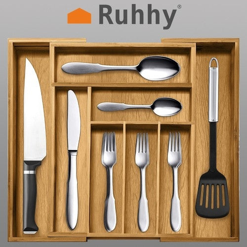 Bamboo insert / organizer for Ruhhy 19189 drawer
