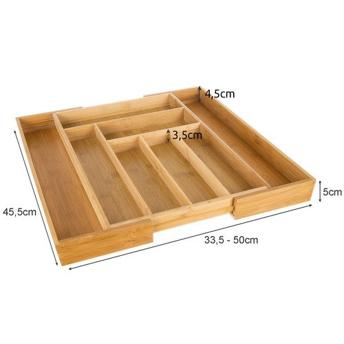 Bamboo insert / organizer for Ruhhy 19189 drawer