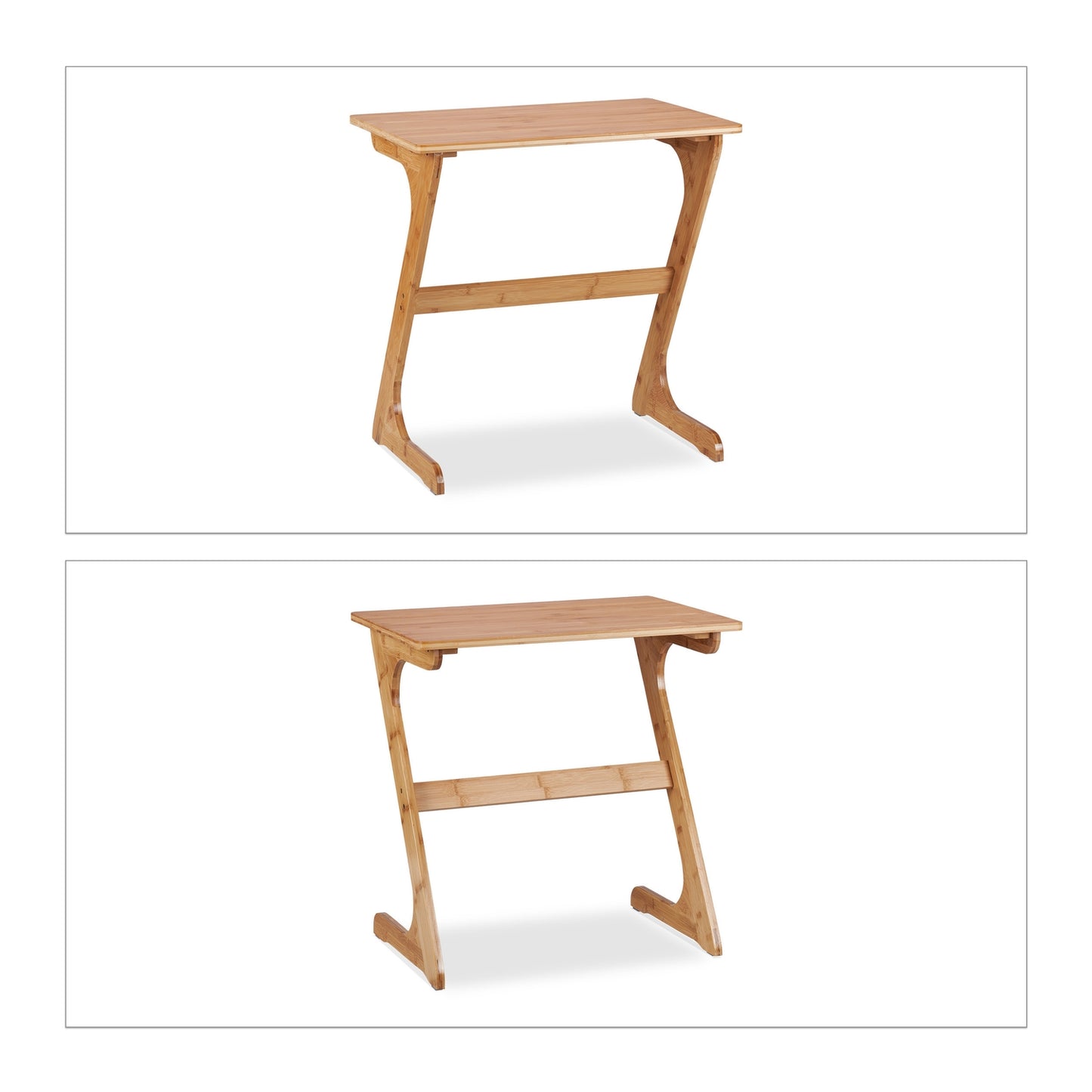 Bamboo laptop table