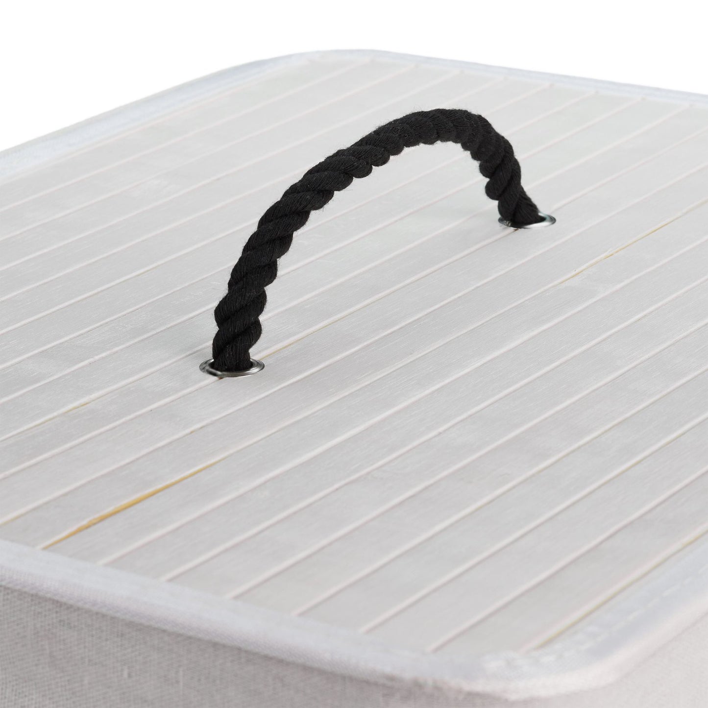 Bamboo laundry basket