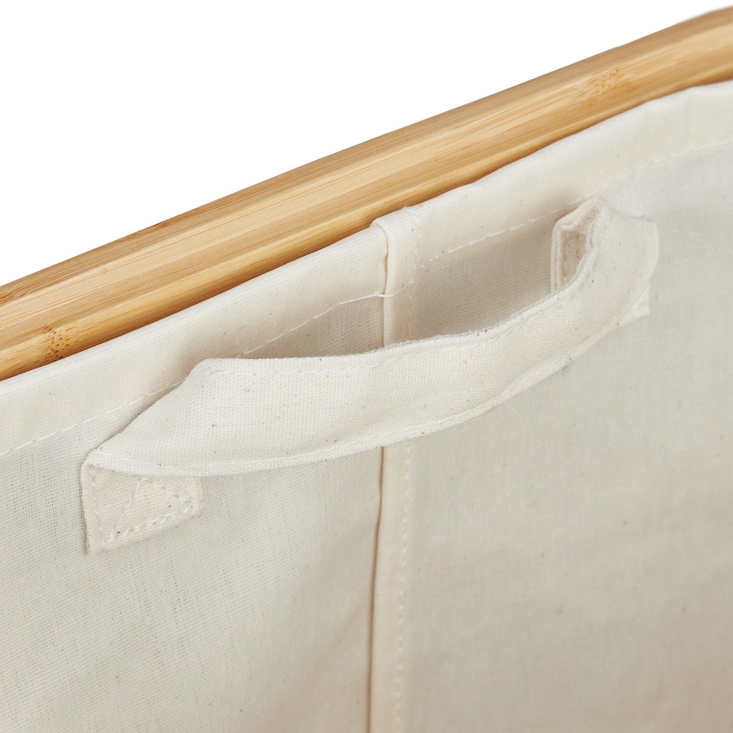 Bamboo laundry basket