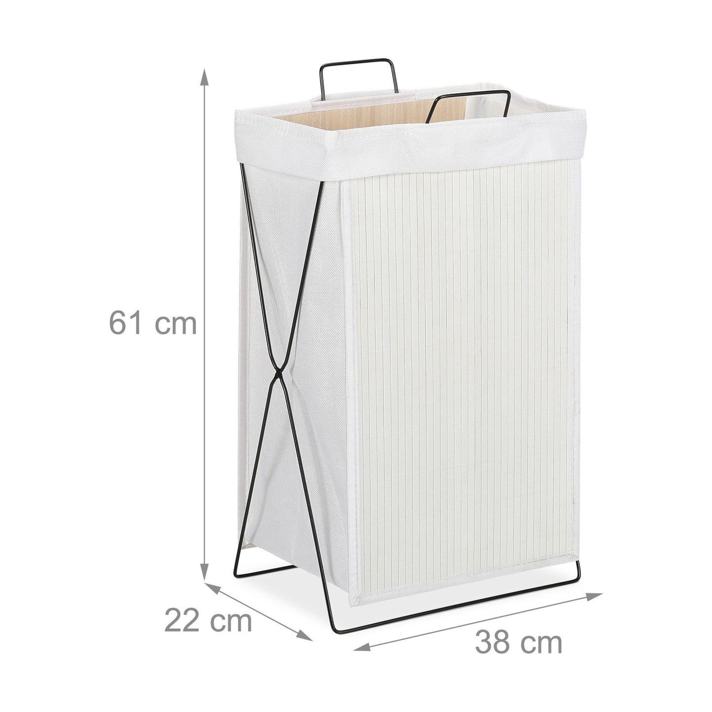 Bamboo laundry basket