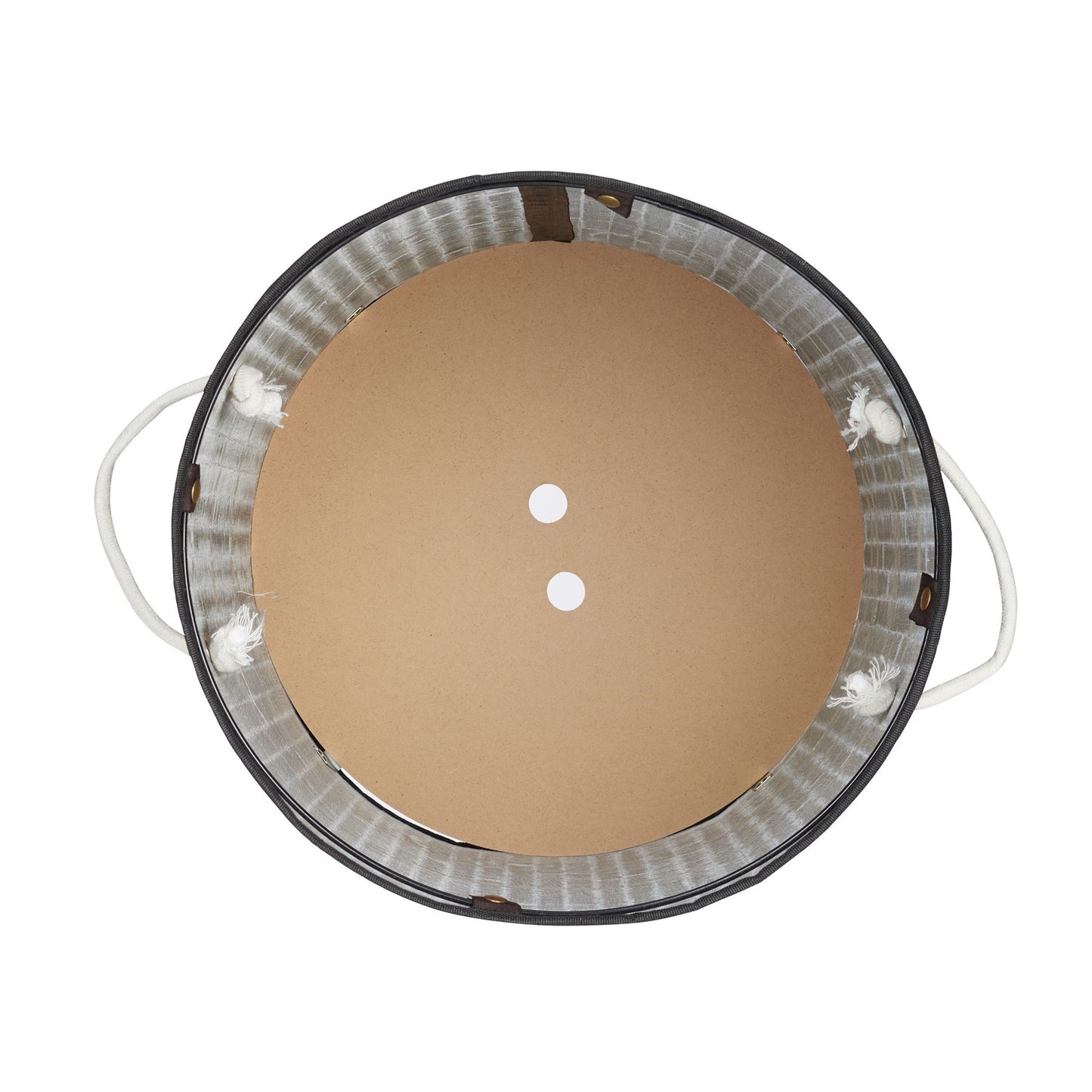 Bamboo laundry basket with lid