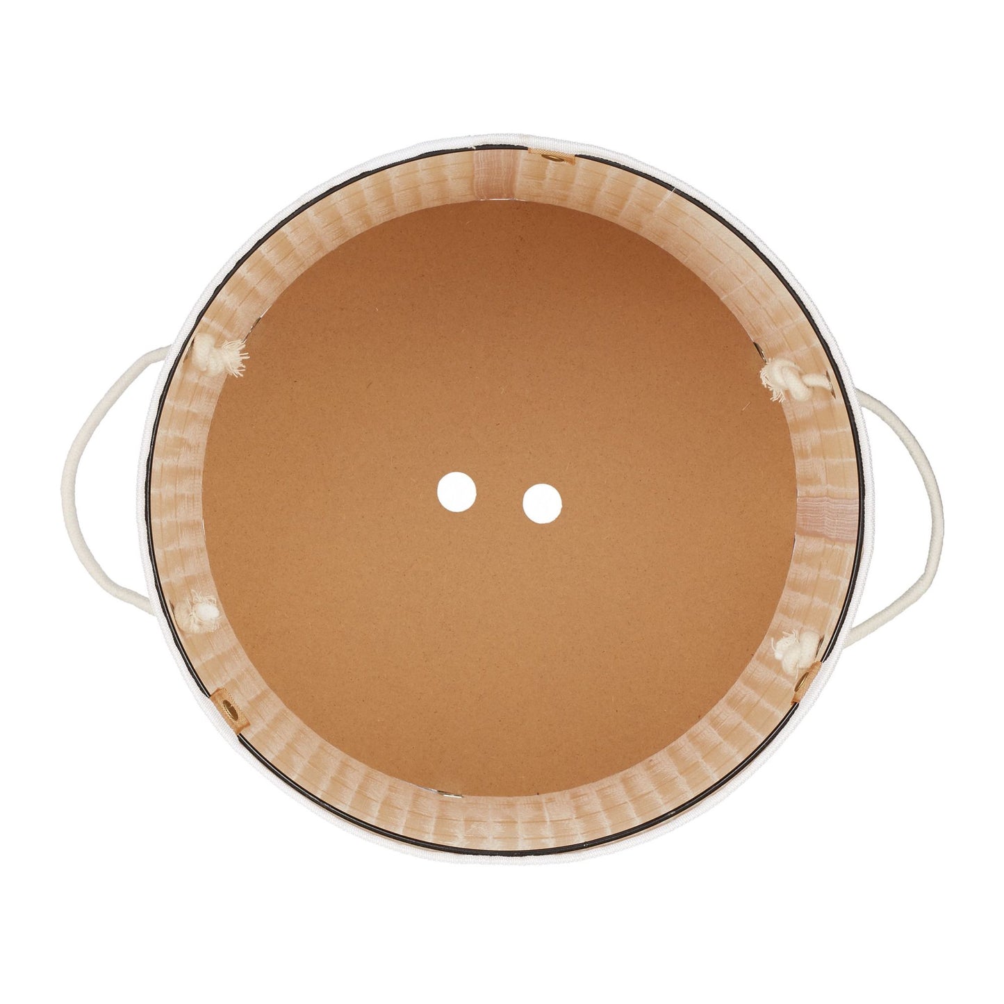 Bamboo laundry basket with lid