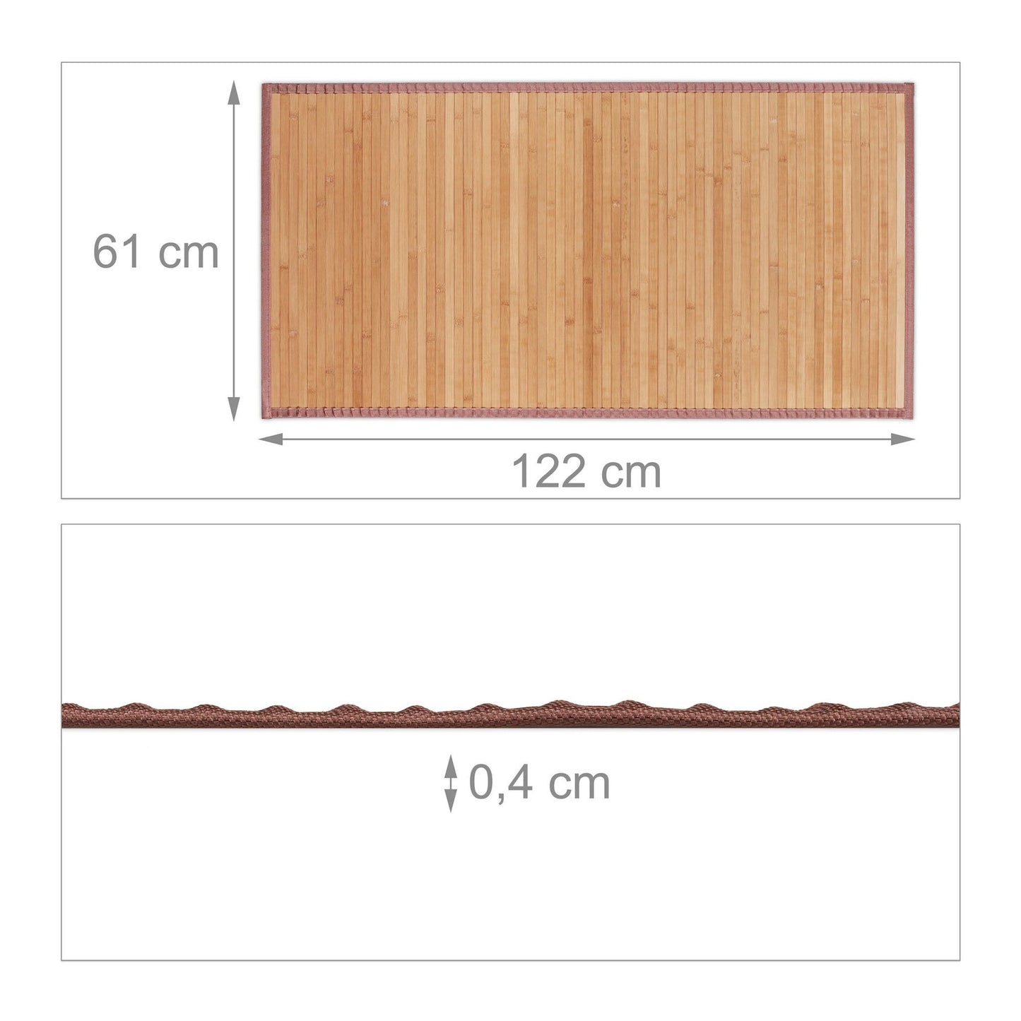 Bamboo mat nature