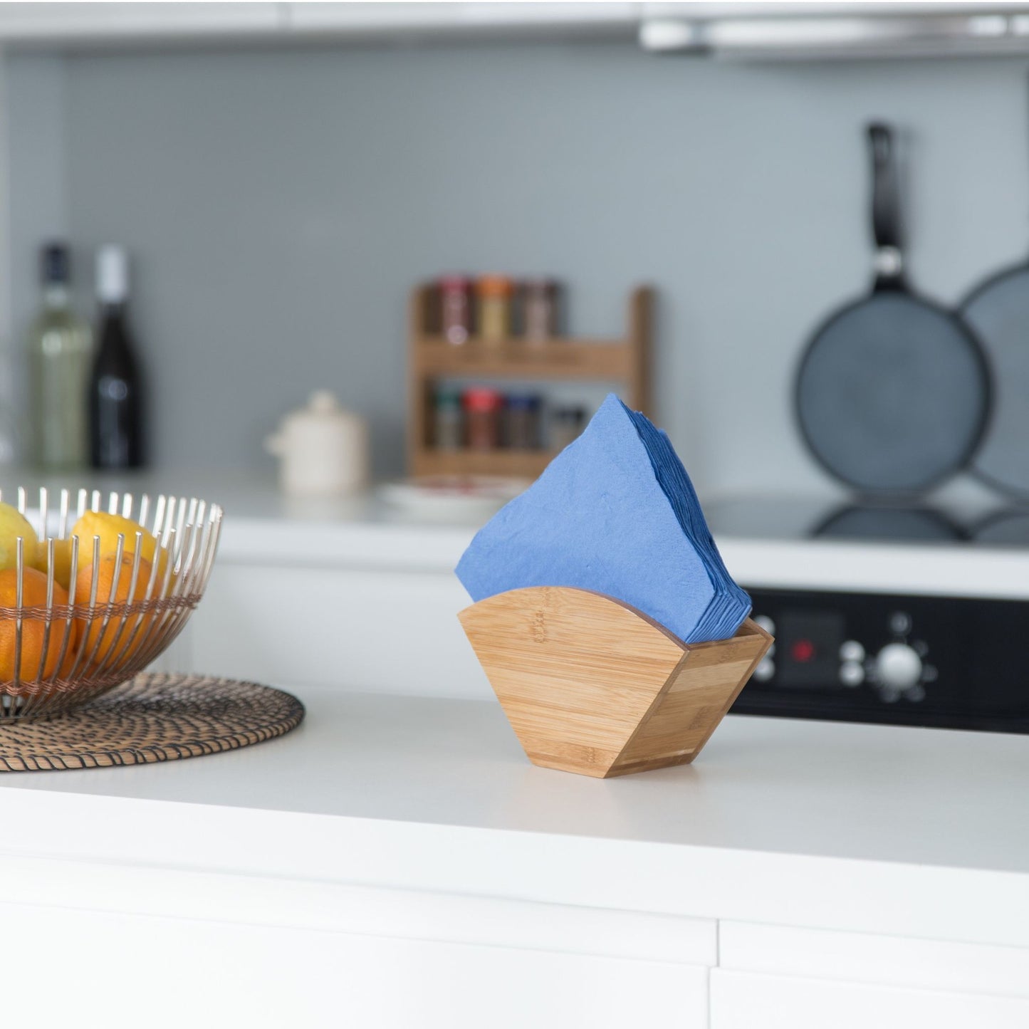 Bamboo napkin holder
