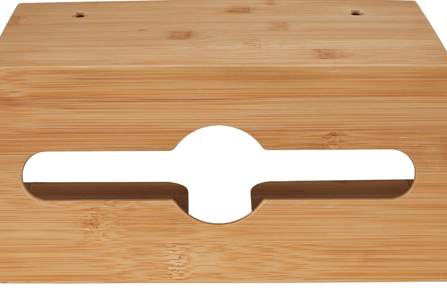 Bamboo paper towel dispenser