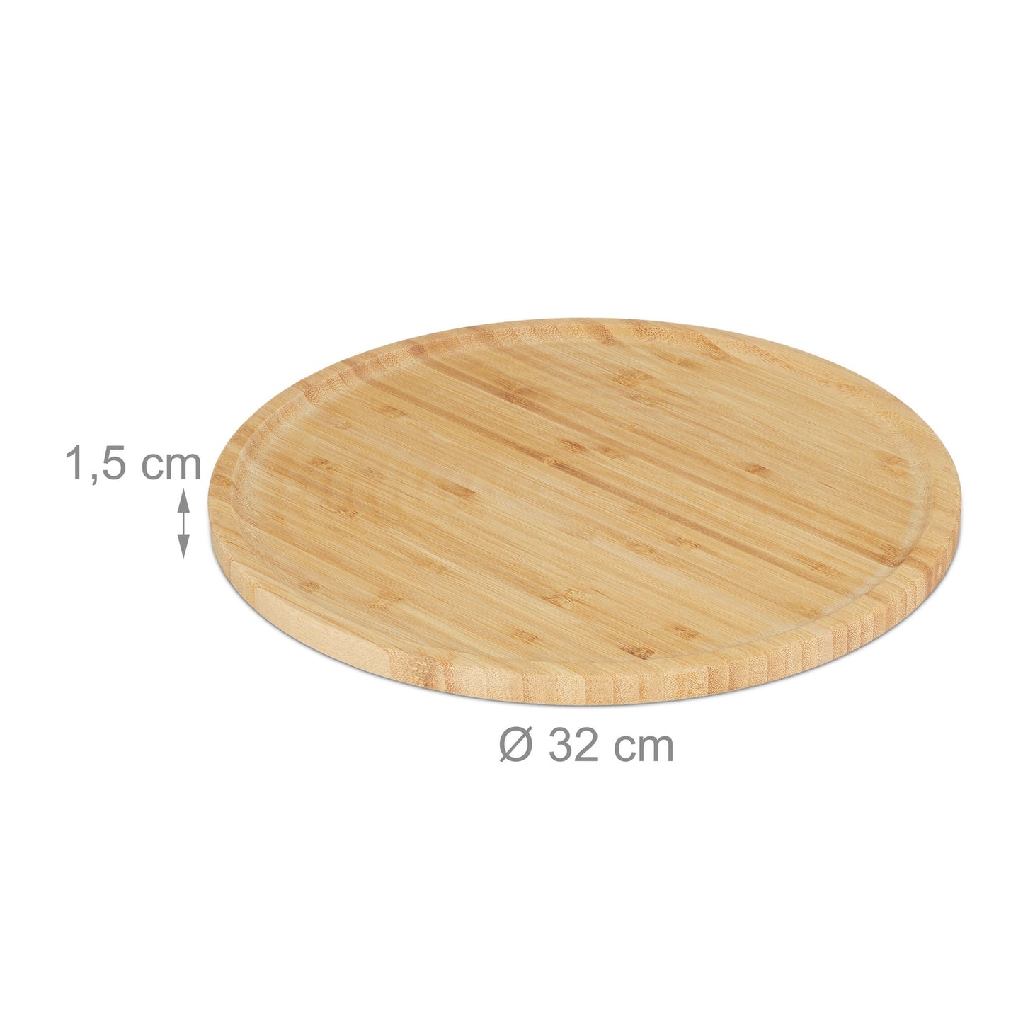 Bamboo pizza plate 32 cm