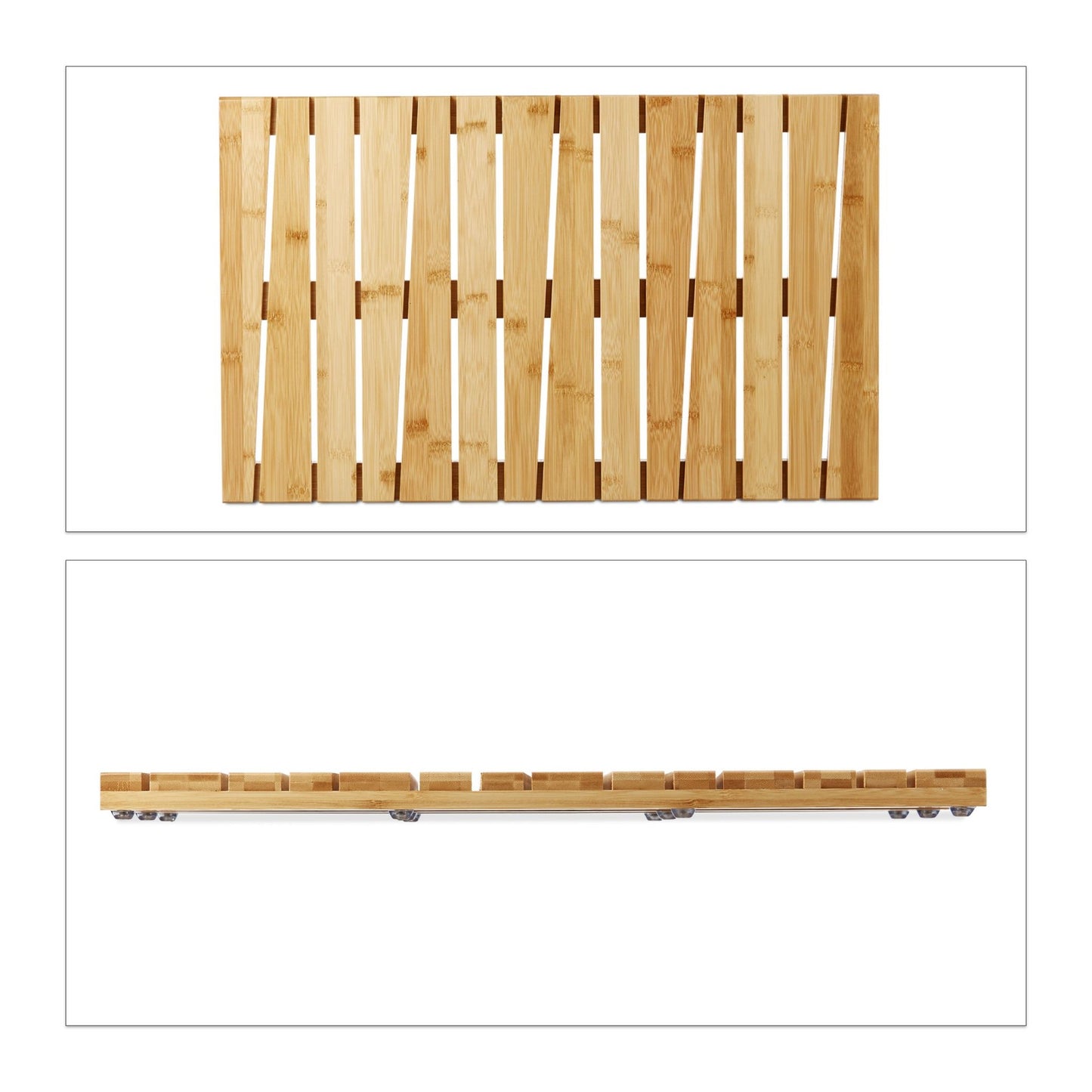 Bamboo rug for bathroom