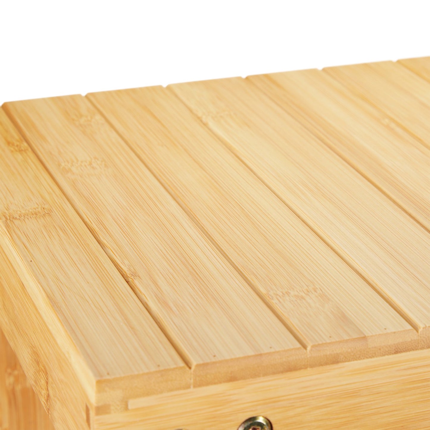 Bamboo shoe rack with bench