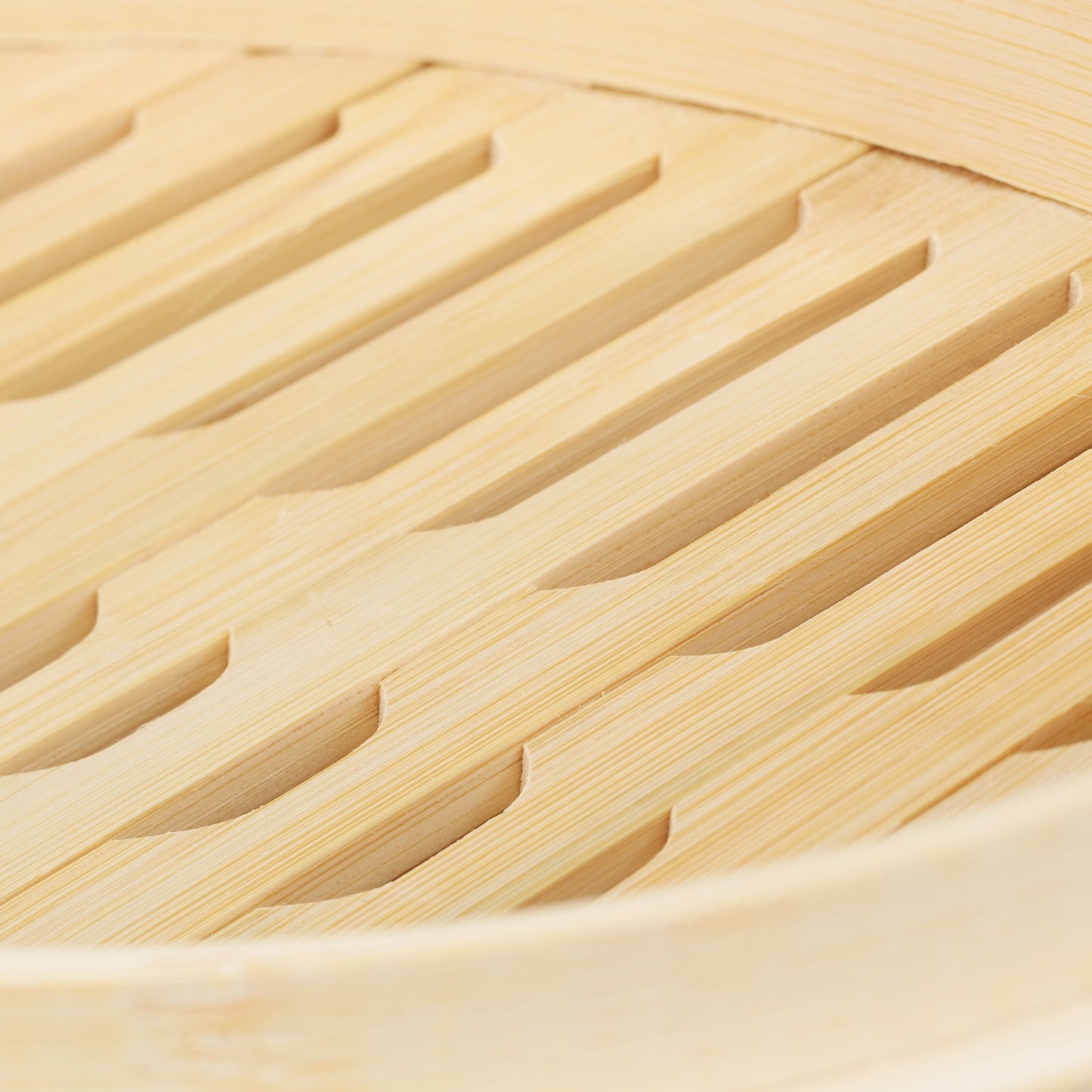 Bamboo steamer with 24 cm diameter