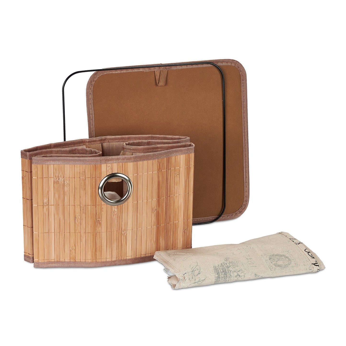 Bamboo storage basket