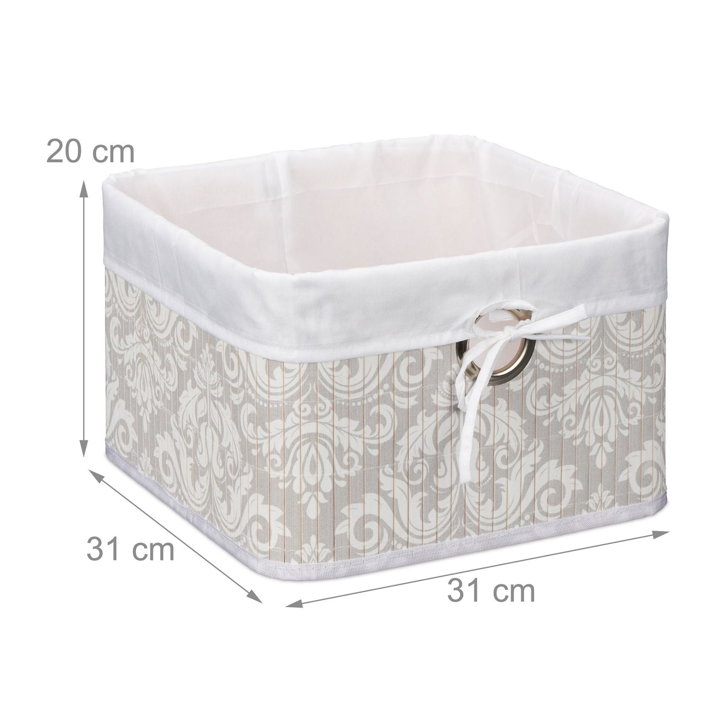 Bamboo storage basket