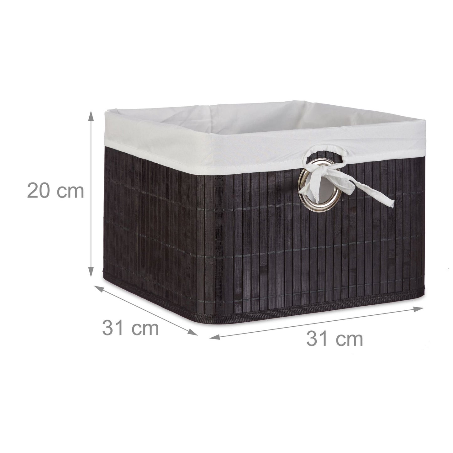Bamboo storage basket