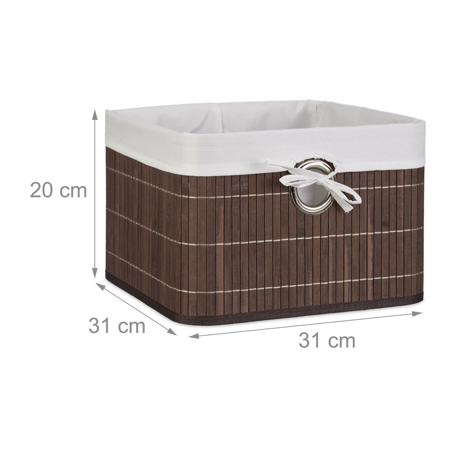 Bamboo storage basket