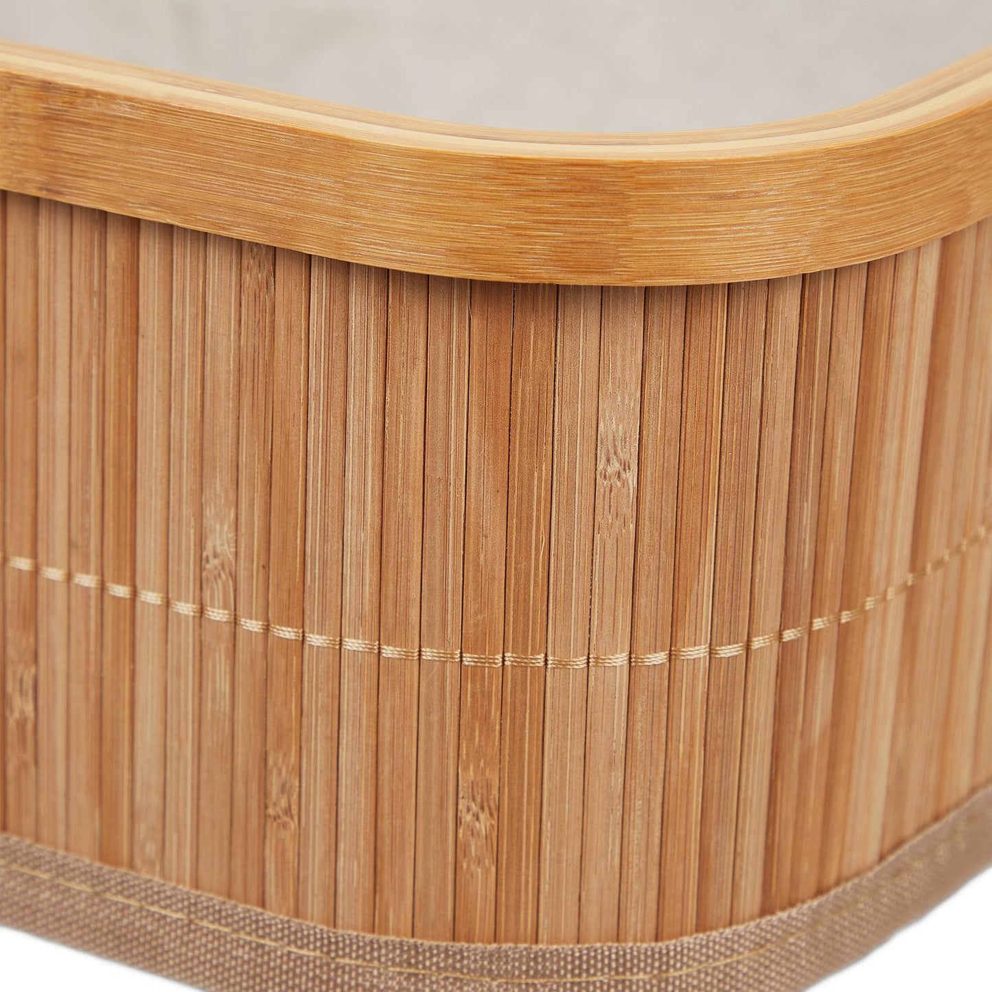 Bamboo storage baskets set of 3