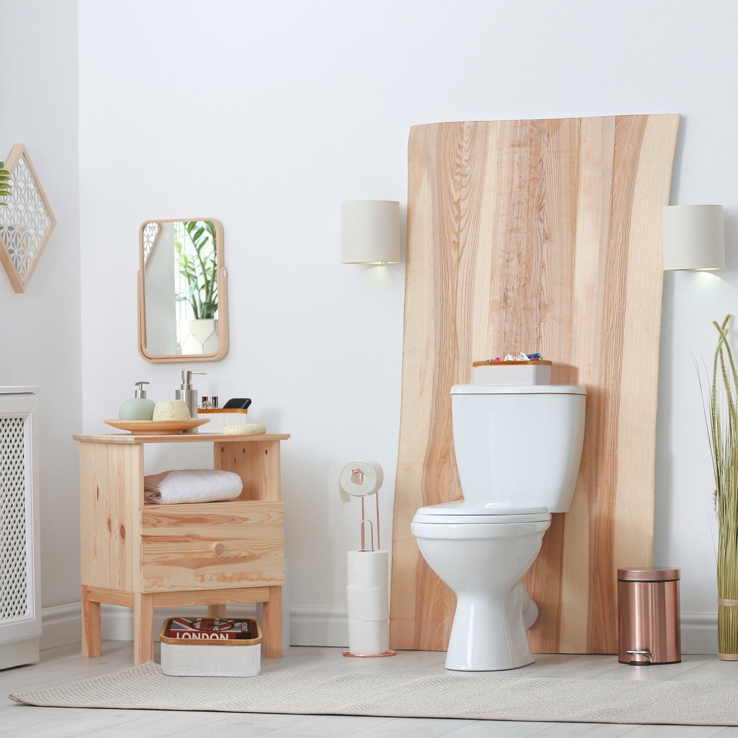 Bamboo storage baskets set of 3