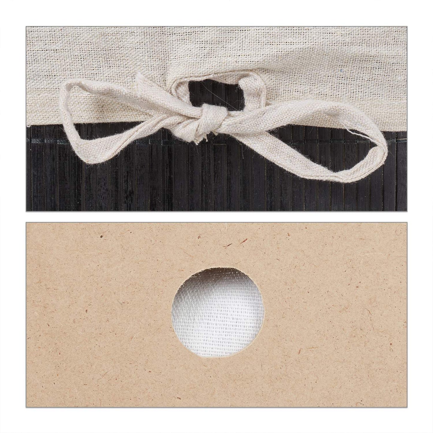 Bamboo storage baskets set of 4