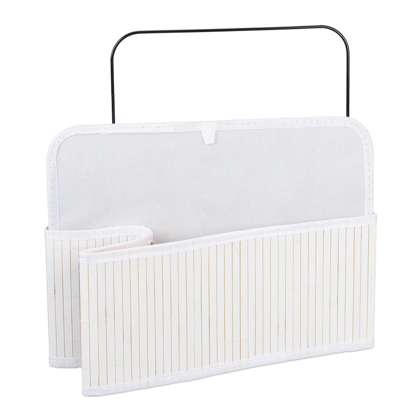 Bamboo storage basket with print