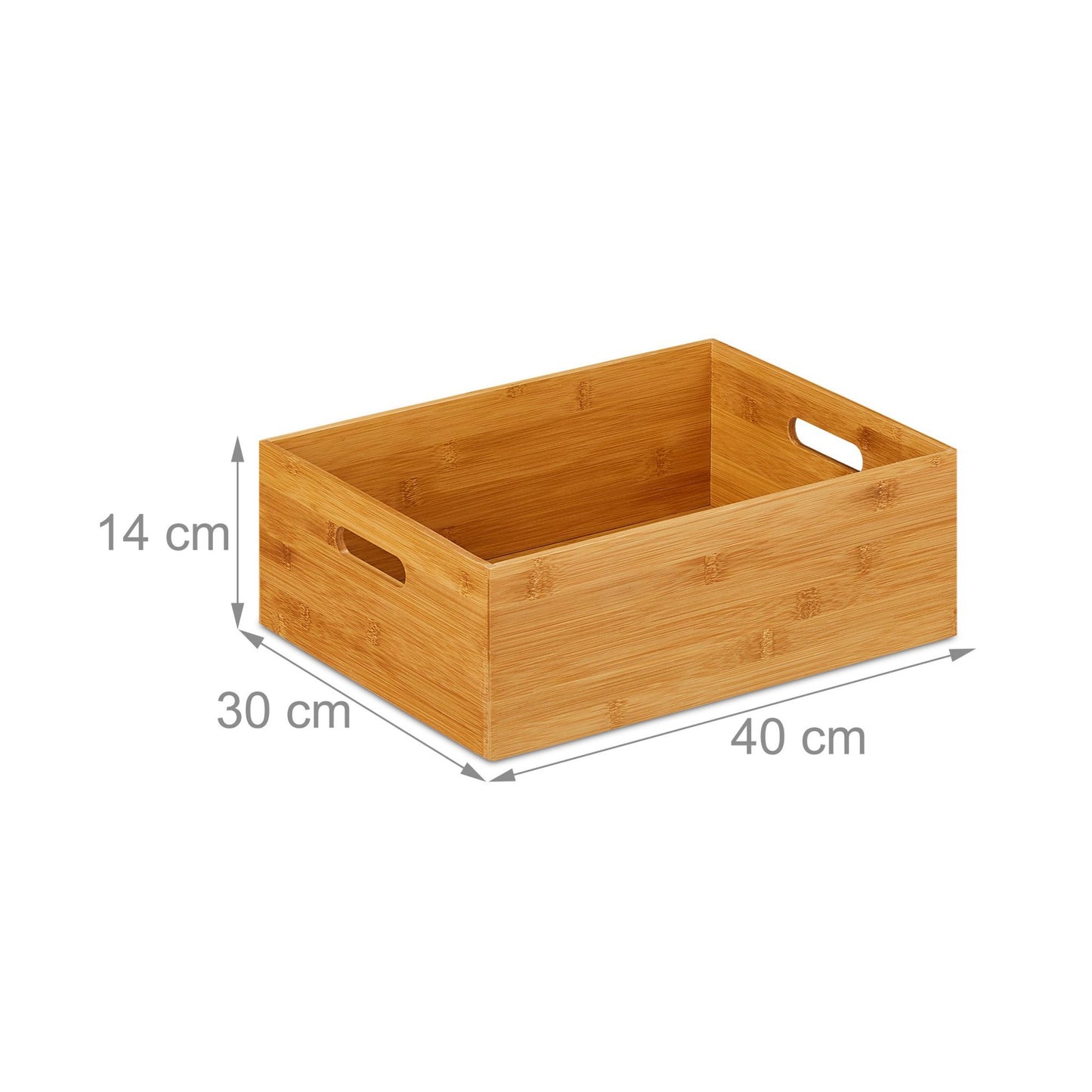 Bamboo storage box