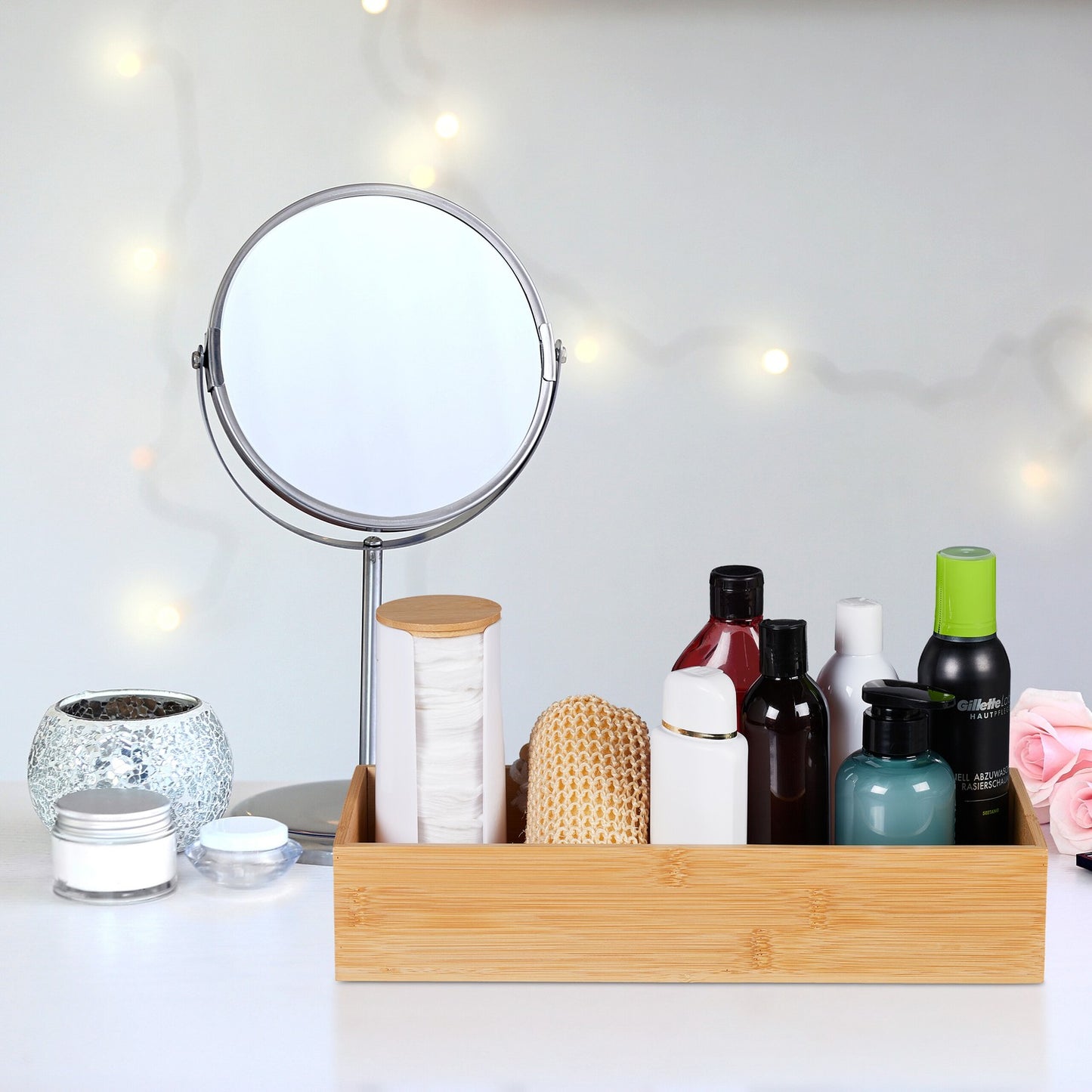 Bamboo storage box