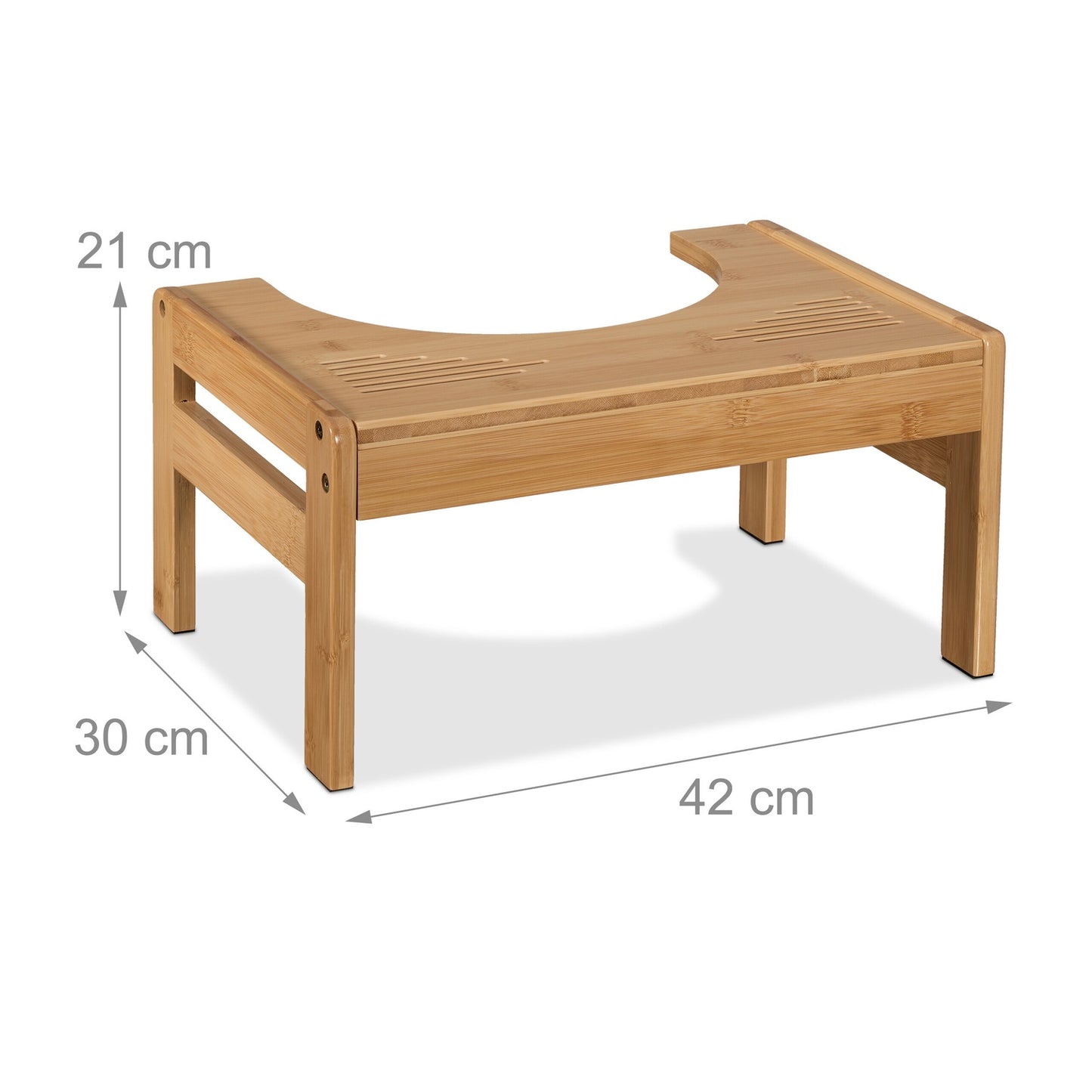 Bamboo toilet seat