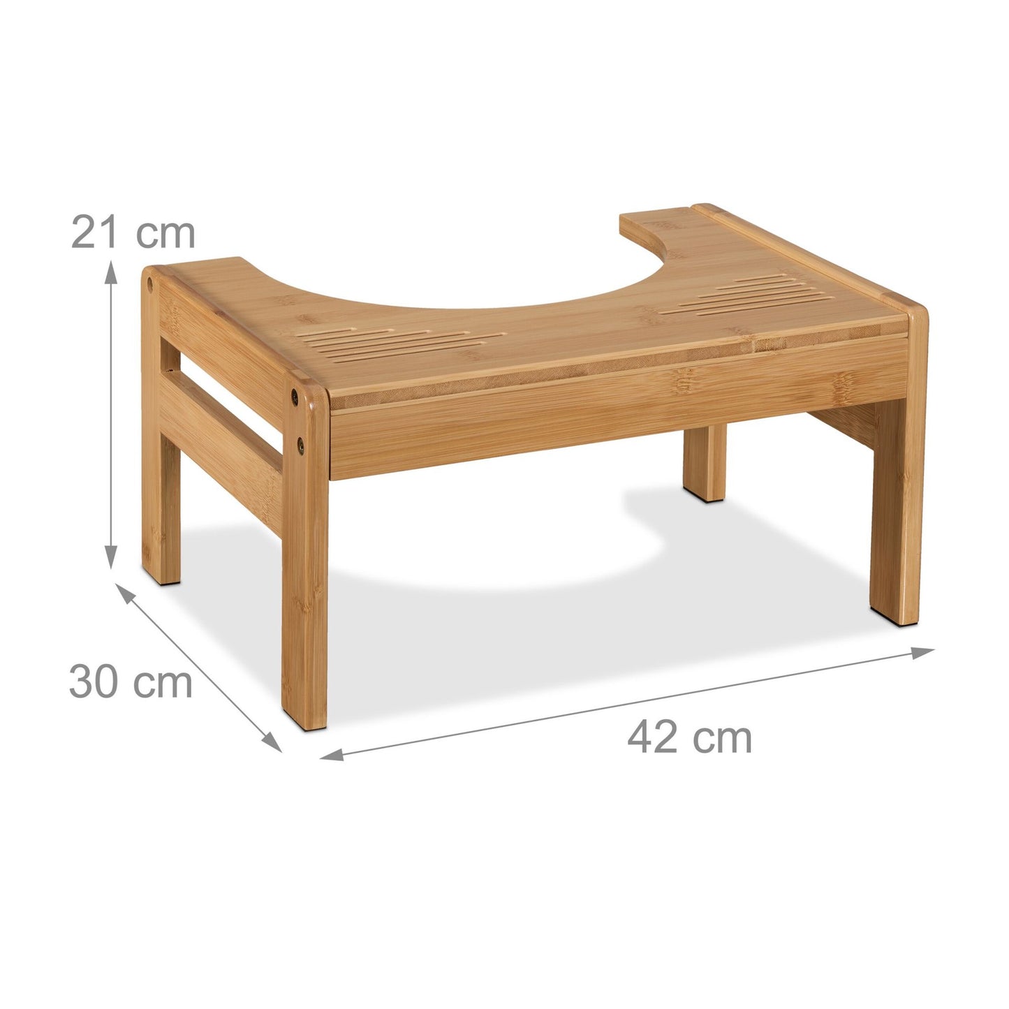 Bamboo toilet seat