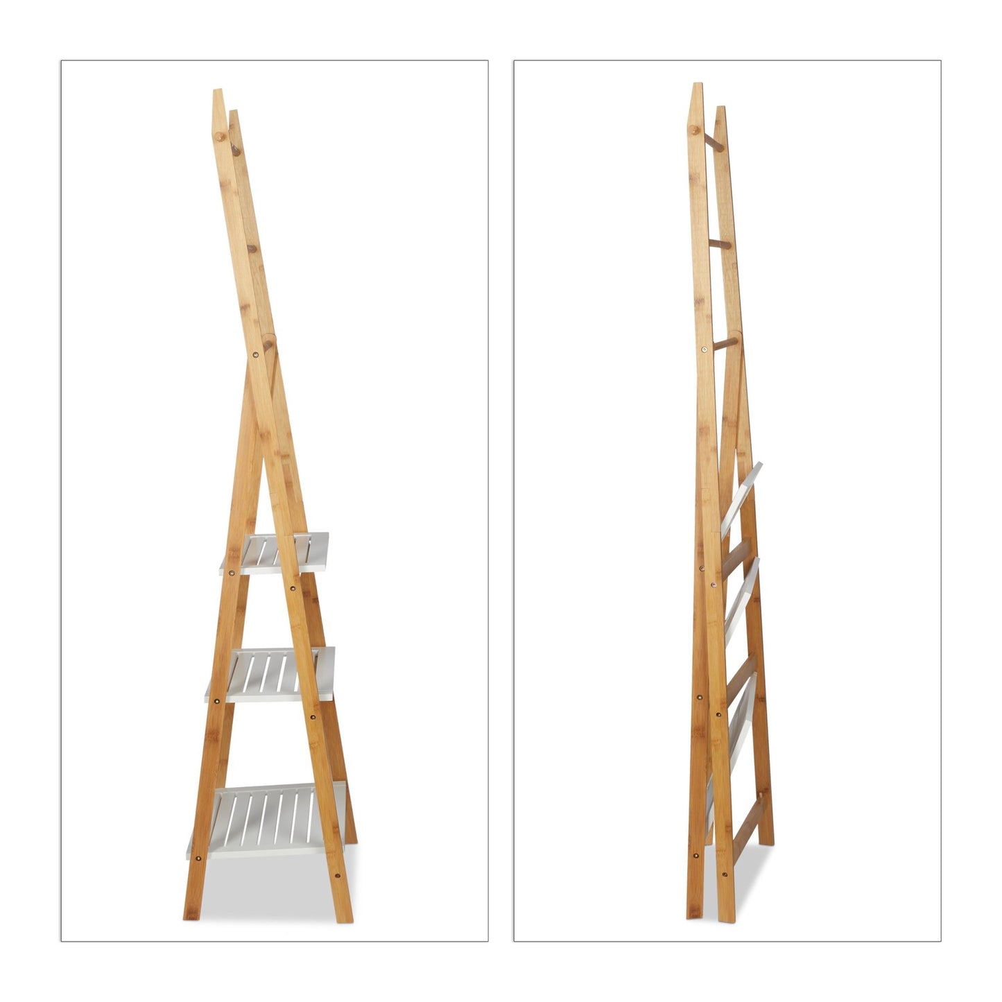 Bamboo towel rack