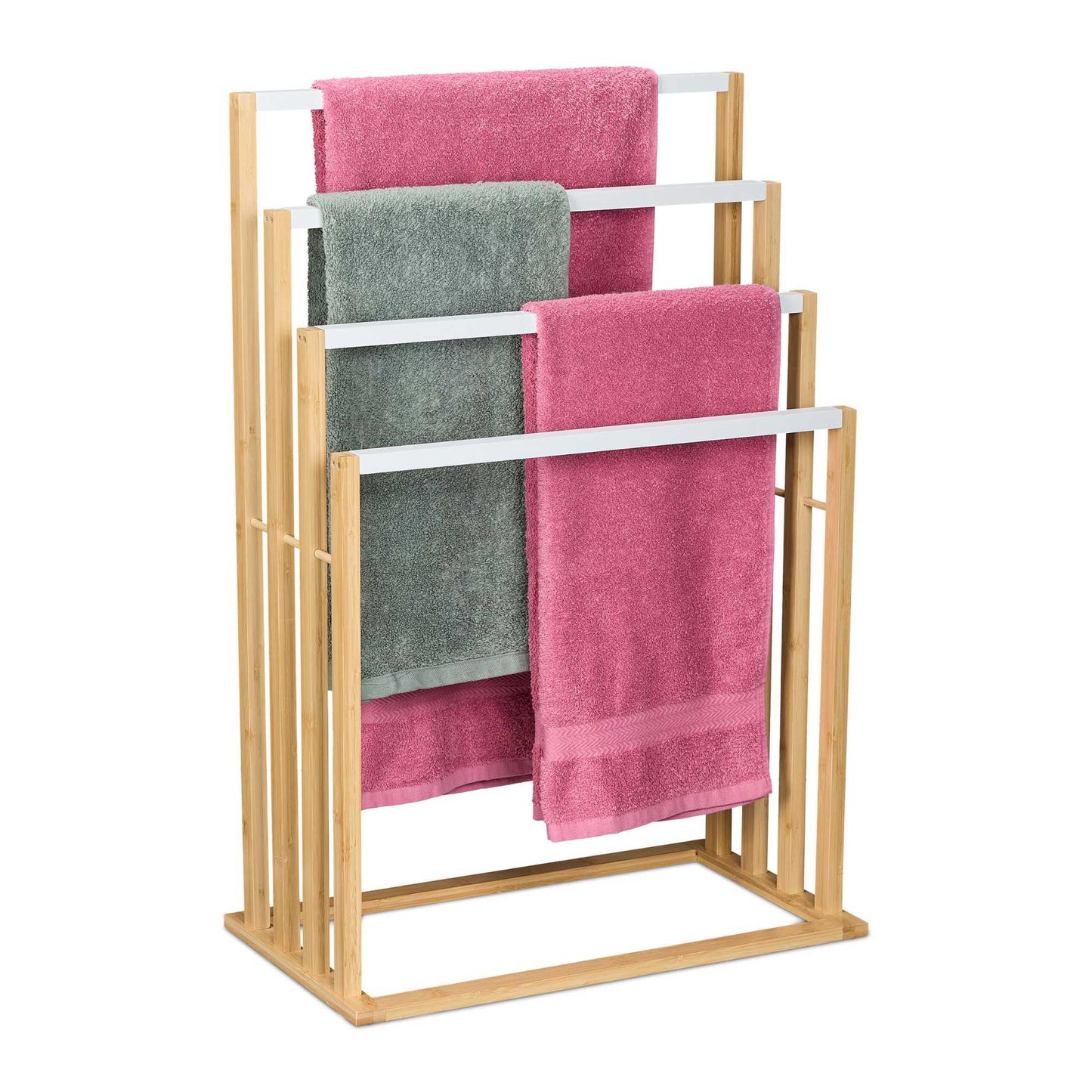 Bamboo towel rail