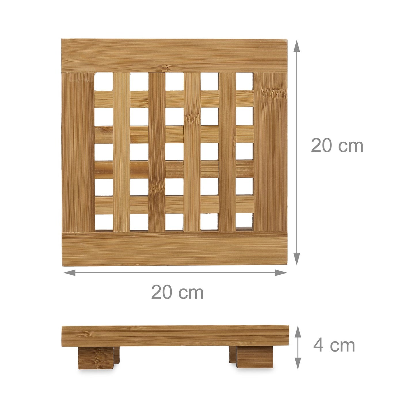 Bamboo trivets set of 2