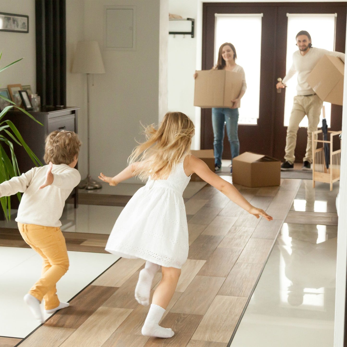 Bamboo umbrella stand
