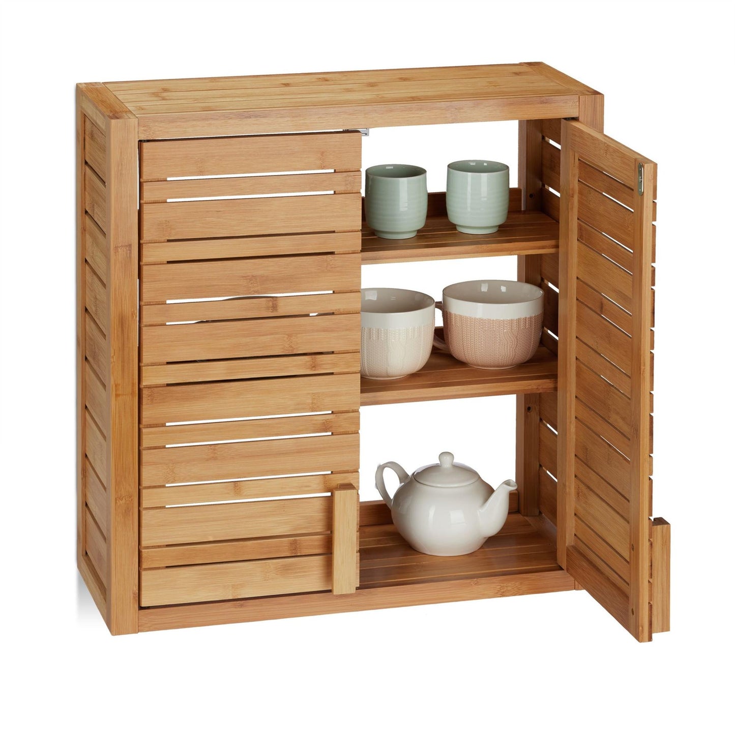 Bamboo wall cabinet
