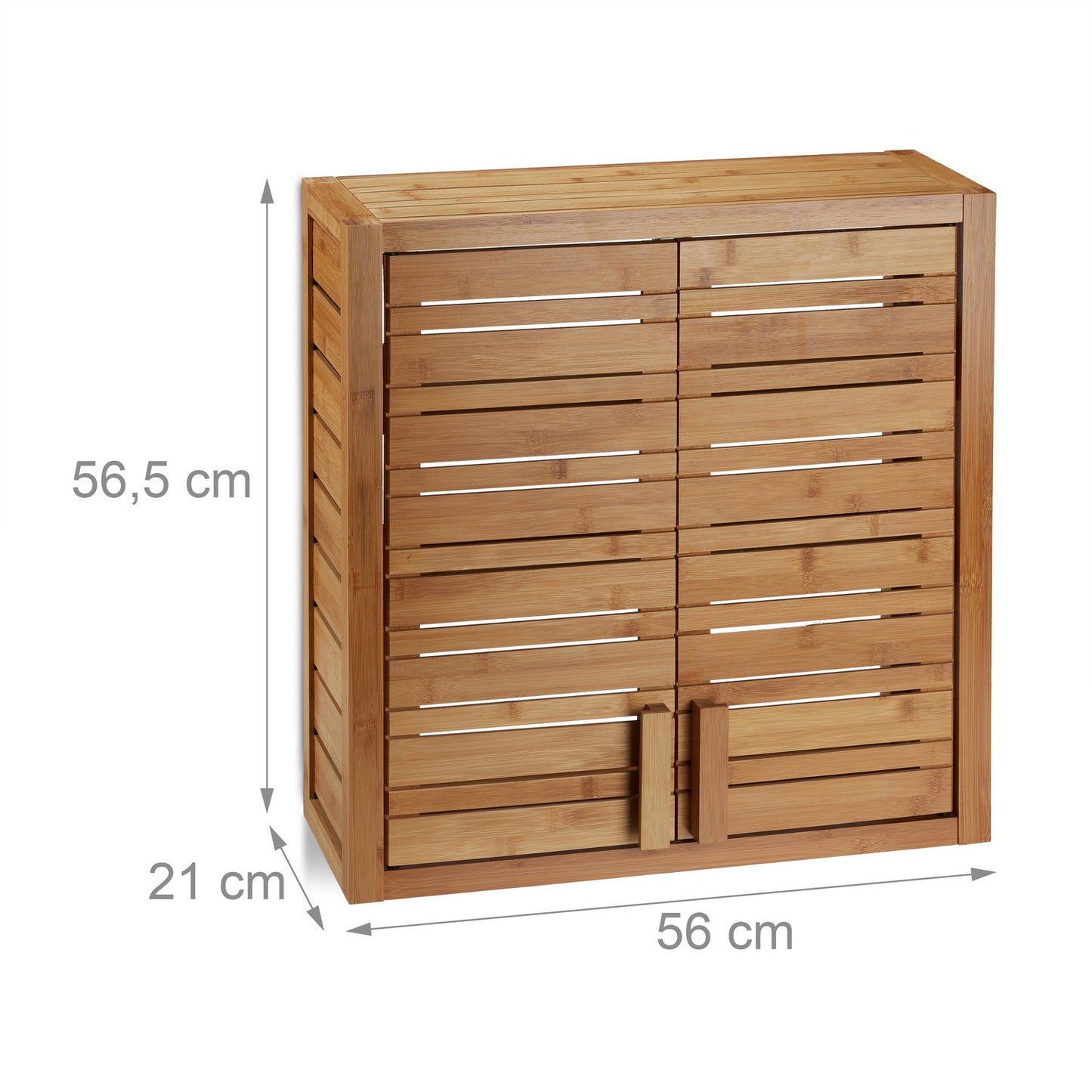 Bamboo wall cabinet