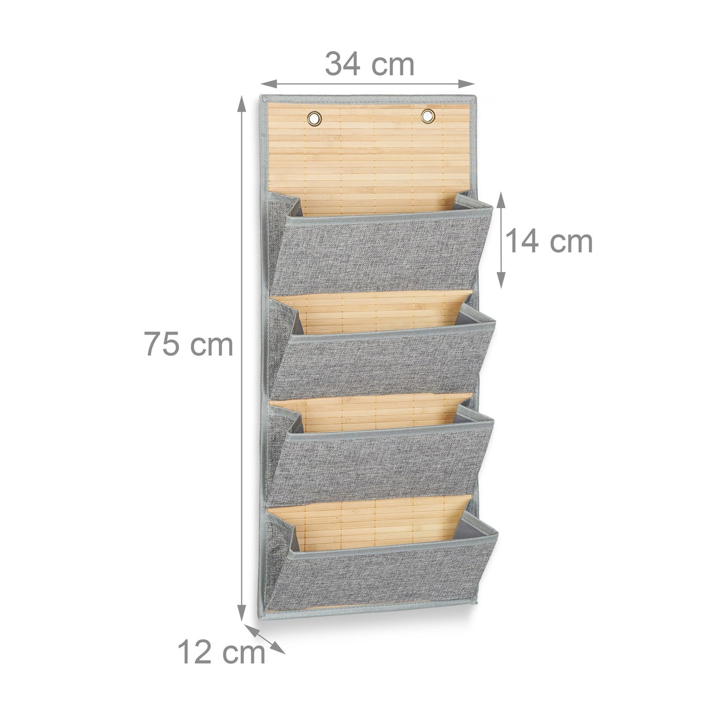 Bamboo wall holder for office and hall