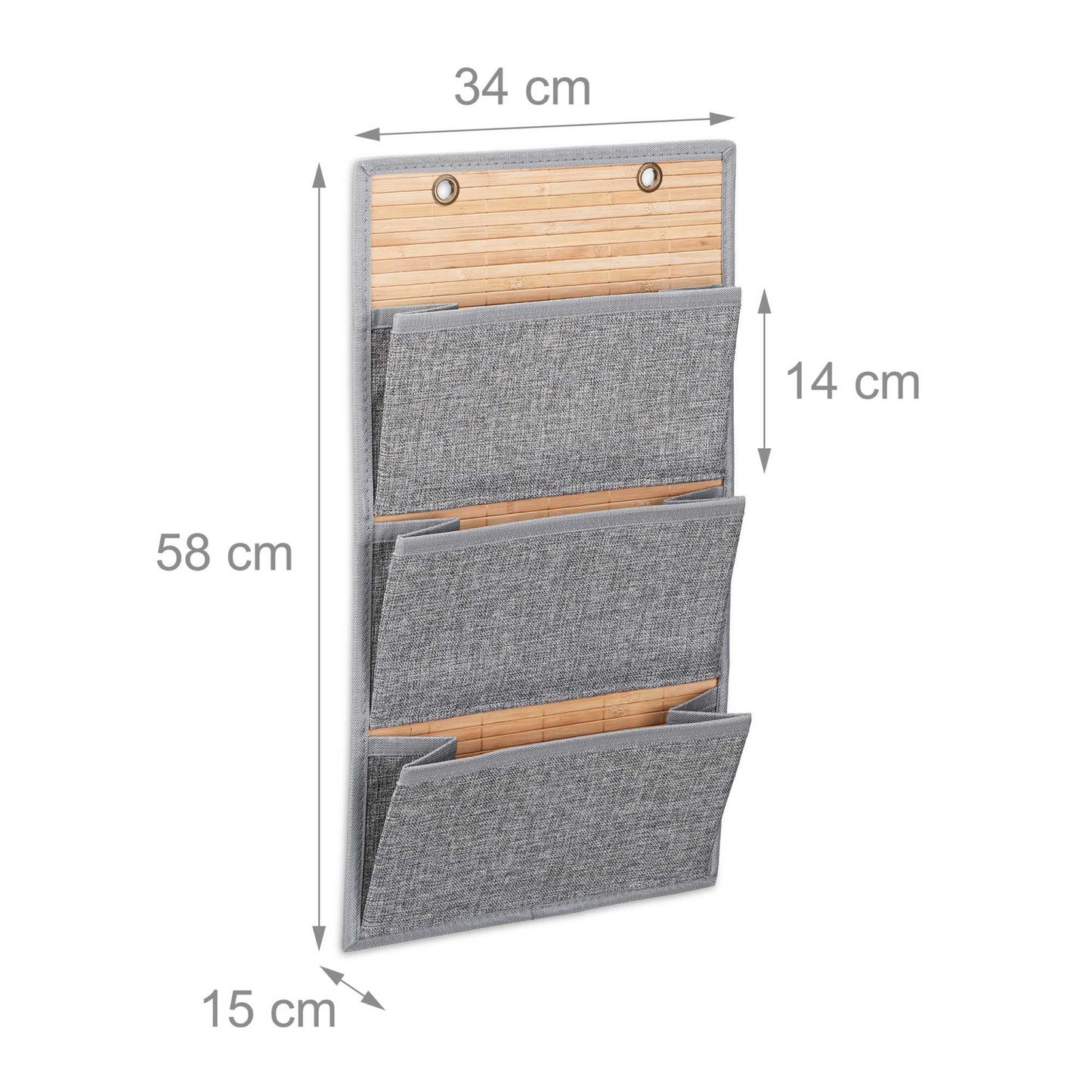 Bamboo wall holder for office and hall