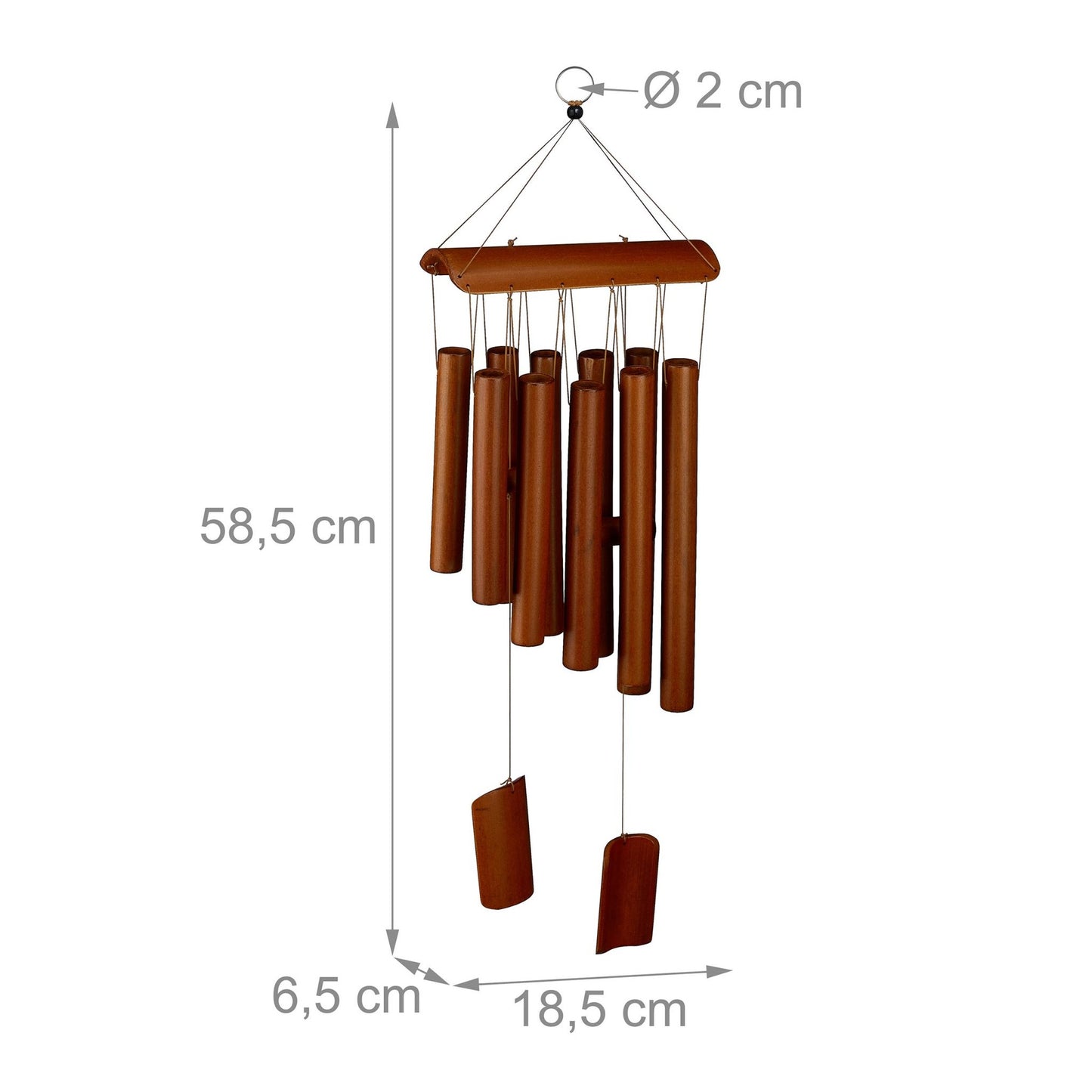 Bamboo wind chimes