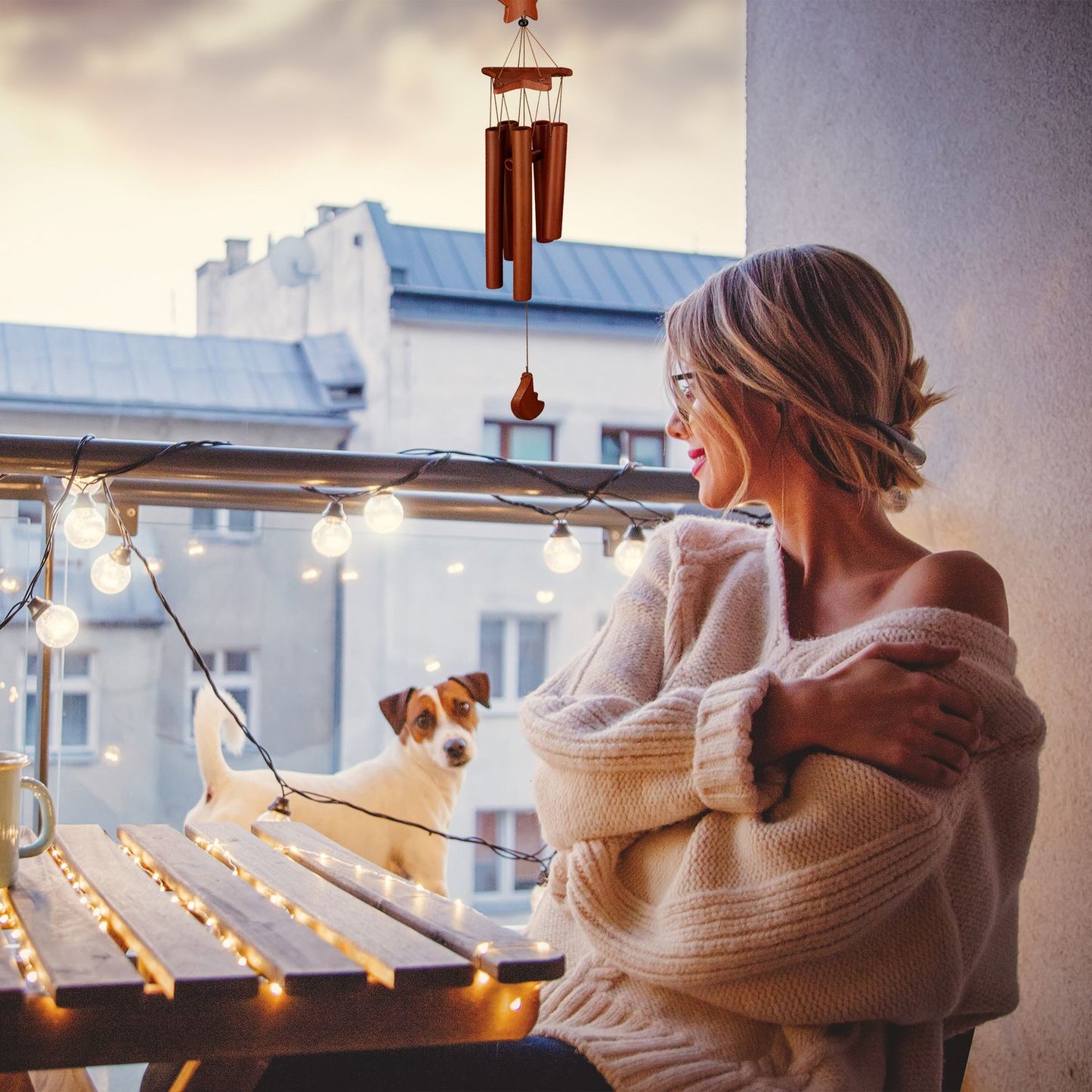 Bamboo wind chimes