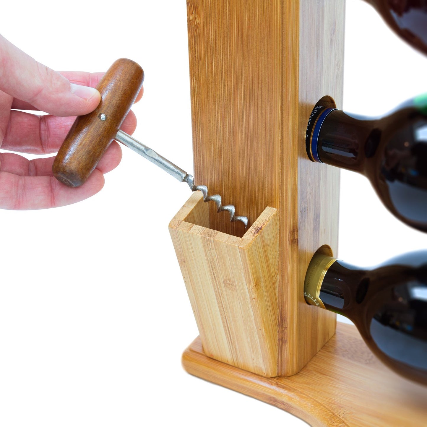 Bamboo wine rack