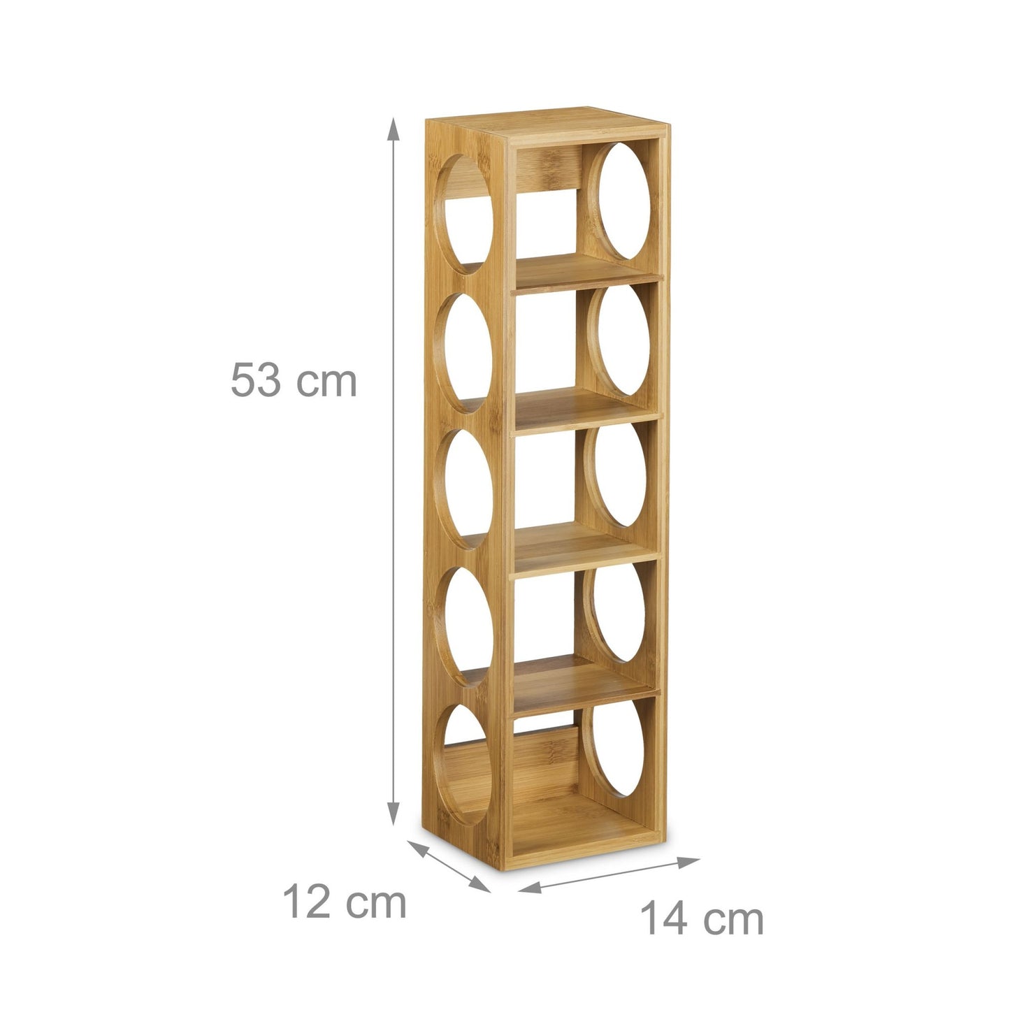 Bamboo wine rack