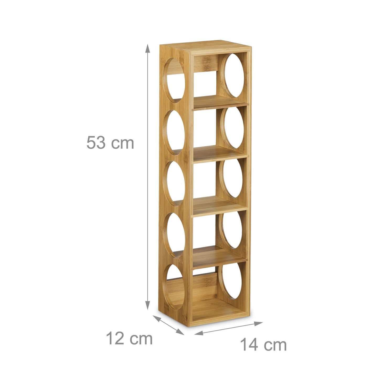Bamboo wine rack