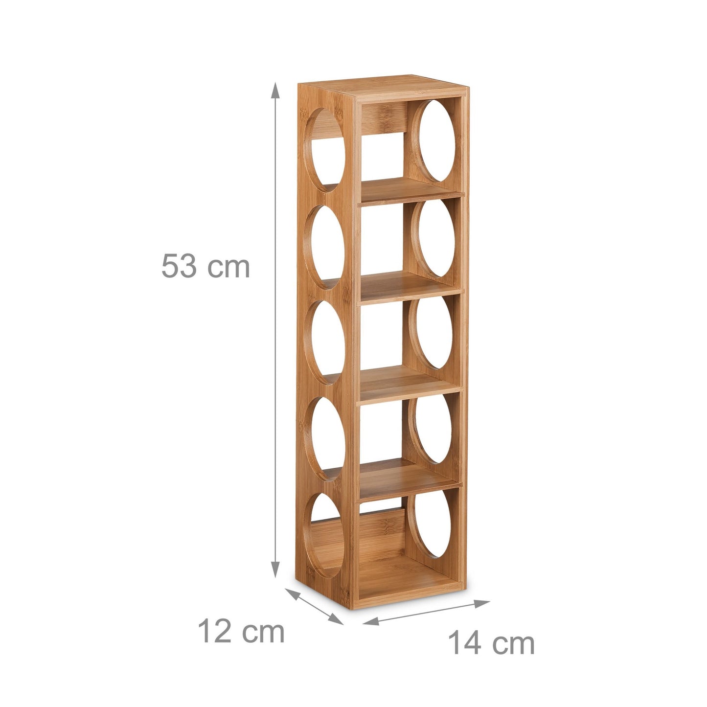 Bamboo wine rack - set of 2
