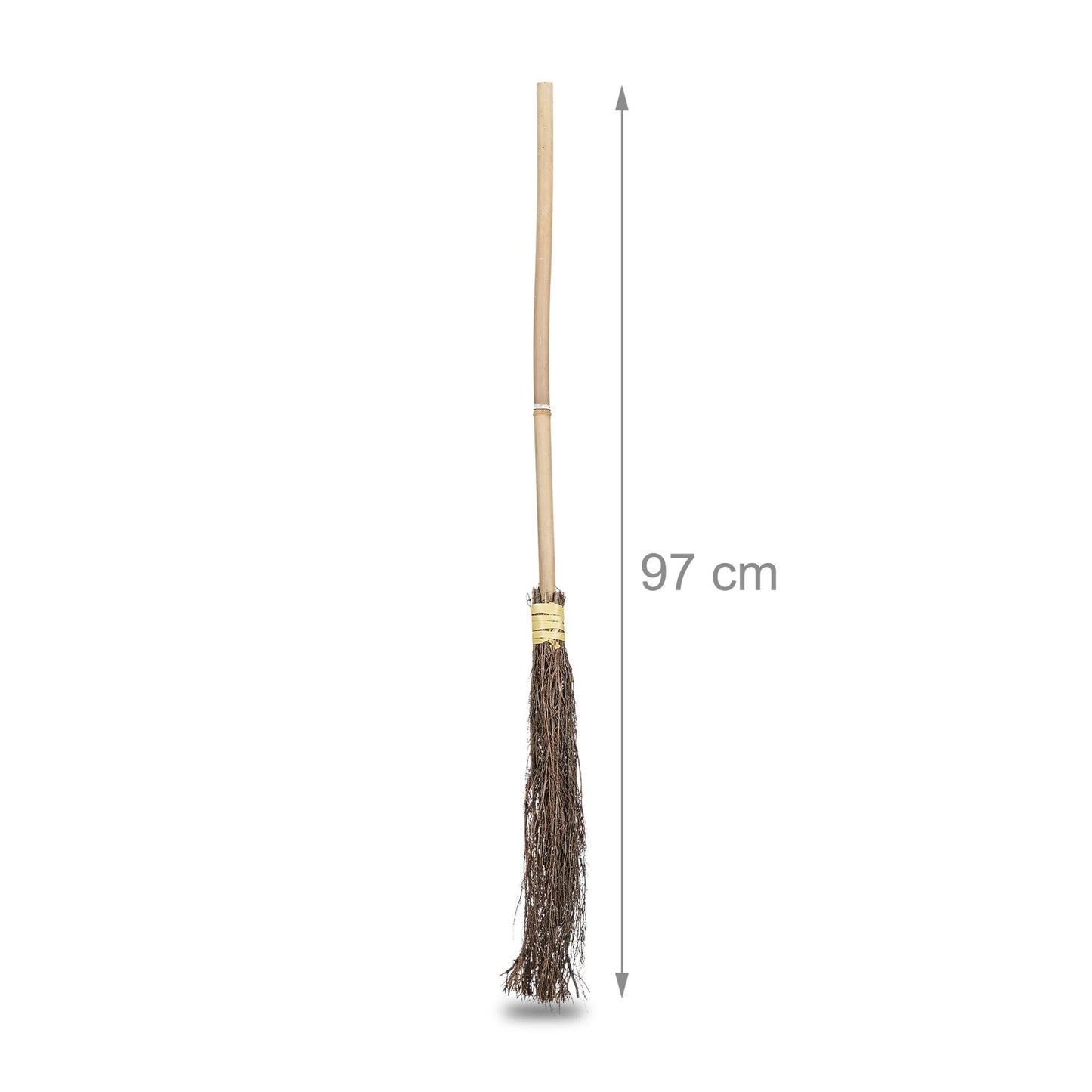 Bamboo witch's broom set of 2