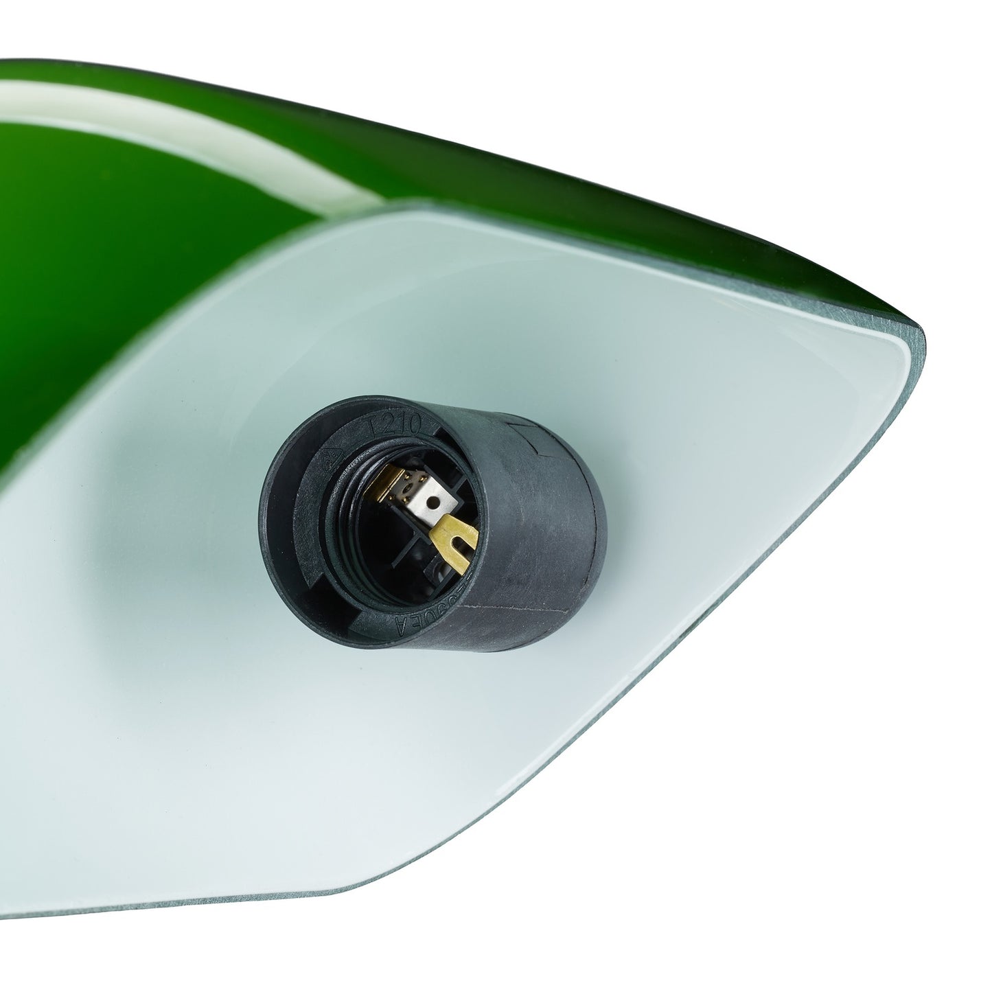 Banker lamp with green screen