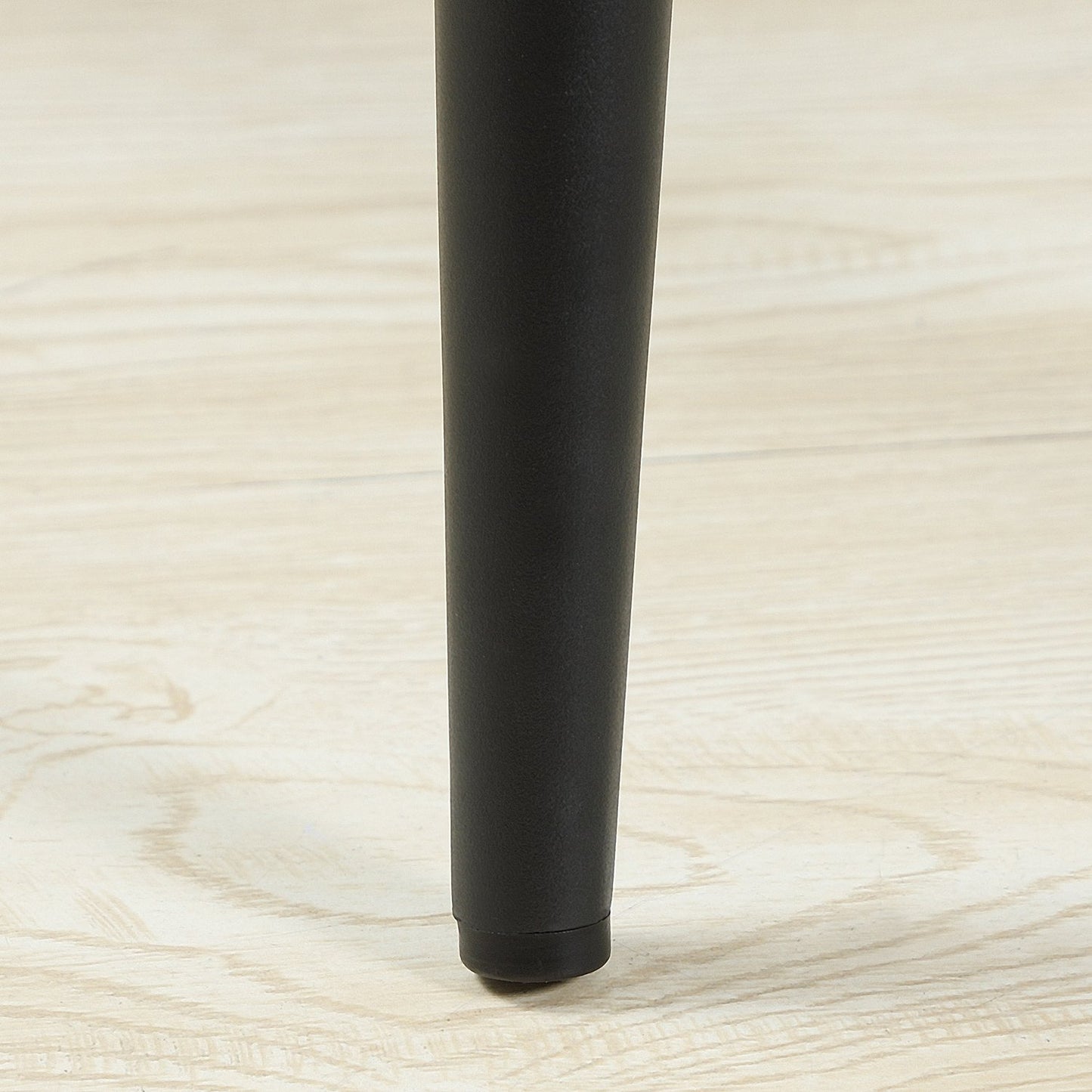 Velvet bar stools Set of 2, steel grey, with footrest