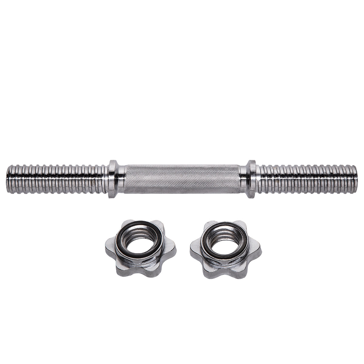 Barbell Bar with Star Collars, 35cm, 30mm Diameter