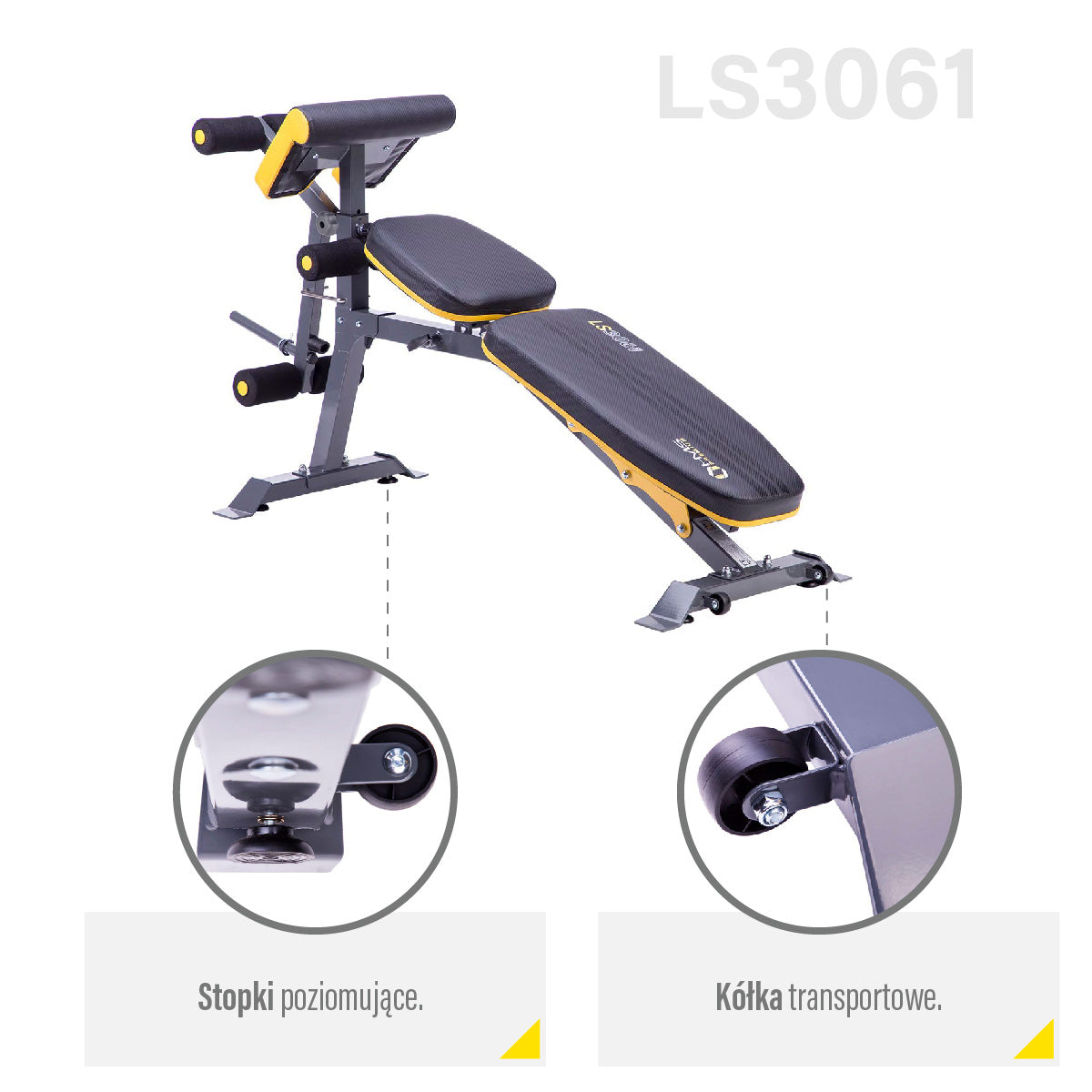 Barbell Bench, Adjustable, Heavy-Duty Steel