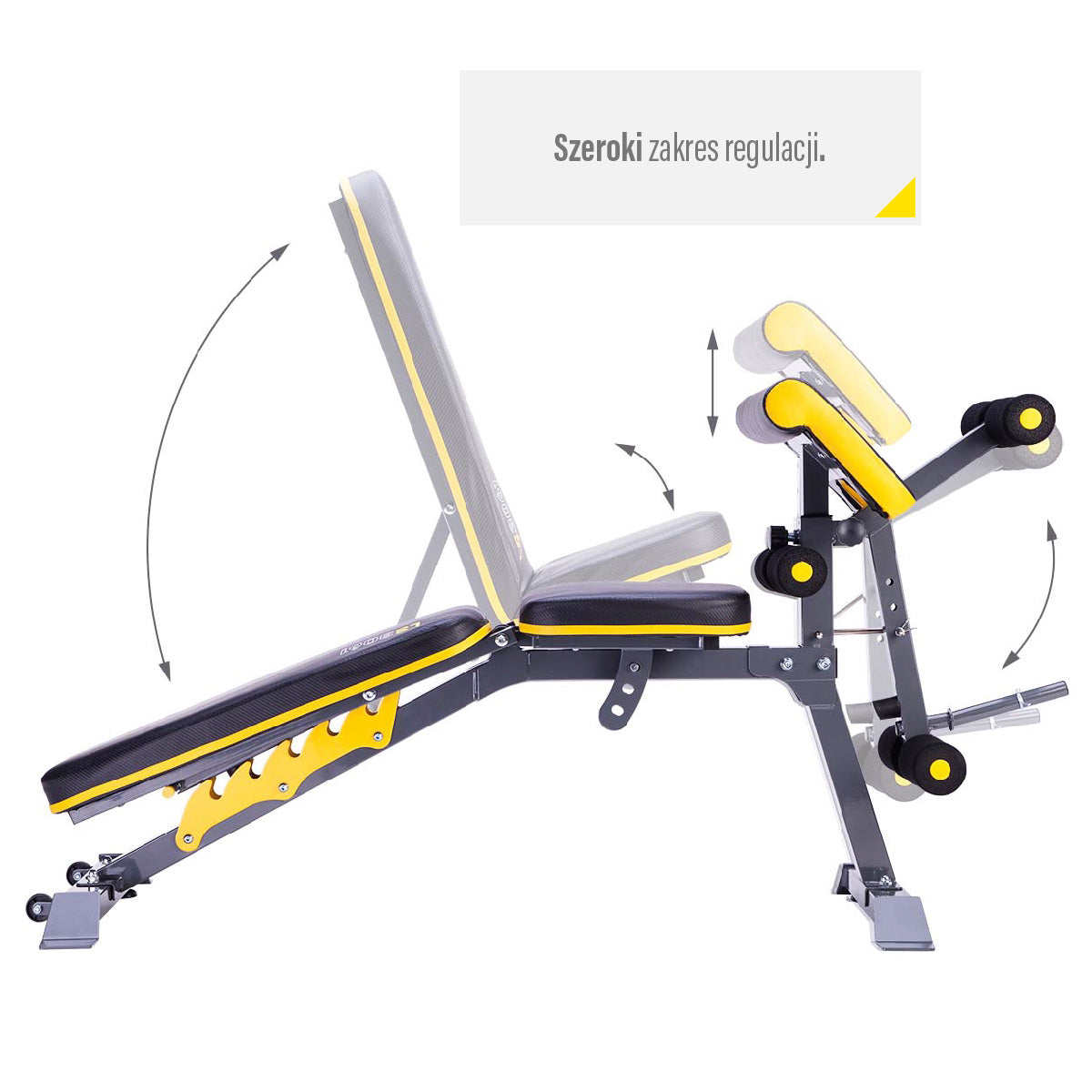 Barbell Bench, Adjustable, Heavy-Duty Steel