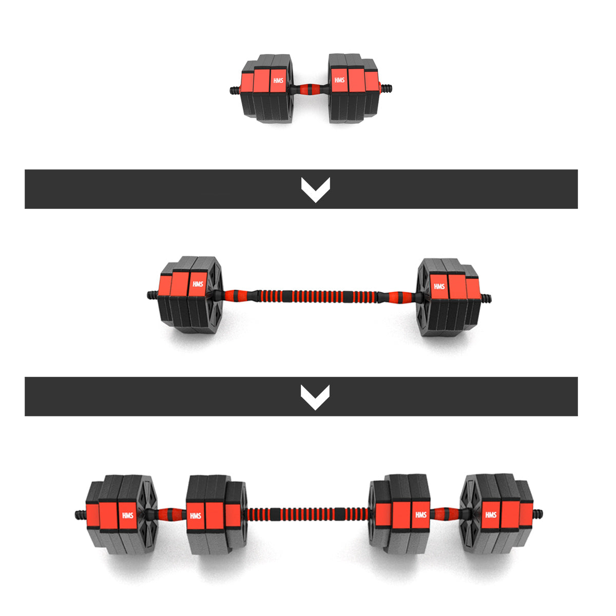 Barbell and Dumbbells Set, Composite, 30 kg