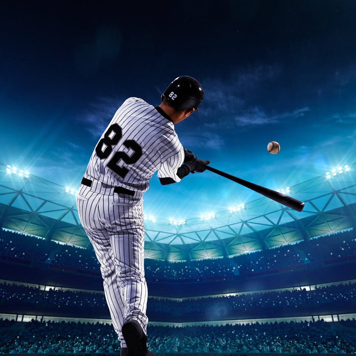 Baseball Bat Aluminium Black