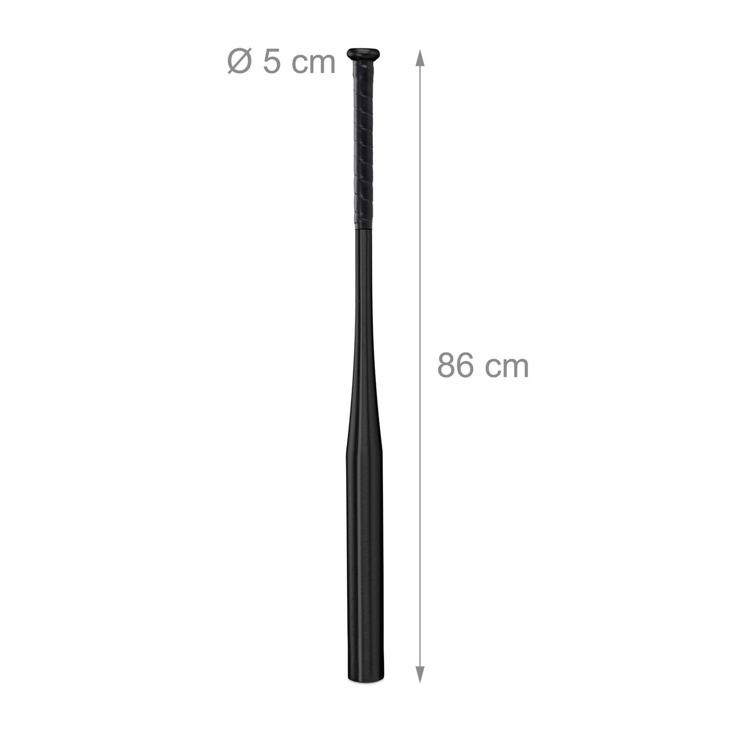 Baseball Bat Aluminium Black